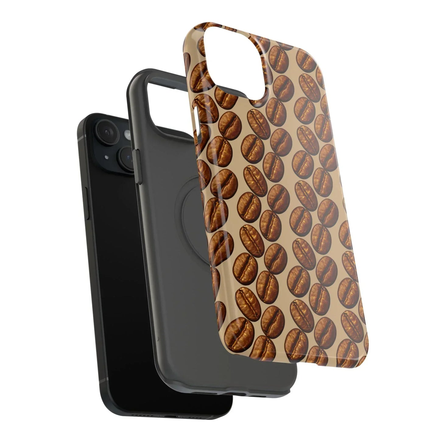 Coffee Pattern Phone Case for iPhone and Samsung Galaxy - KarArmDesign