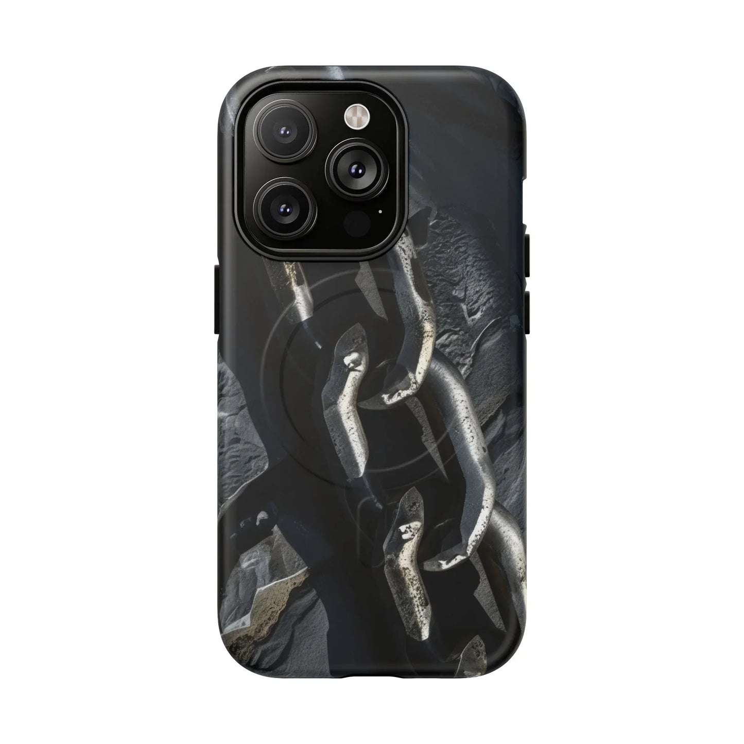 “Iron Chain” Tough Magnetic Phone Case for iPhone 14-16 Models - KarArmDesign