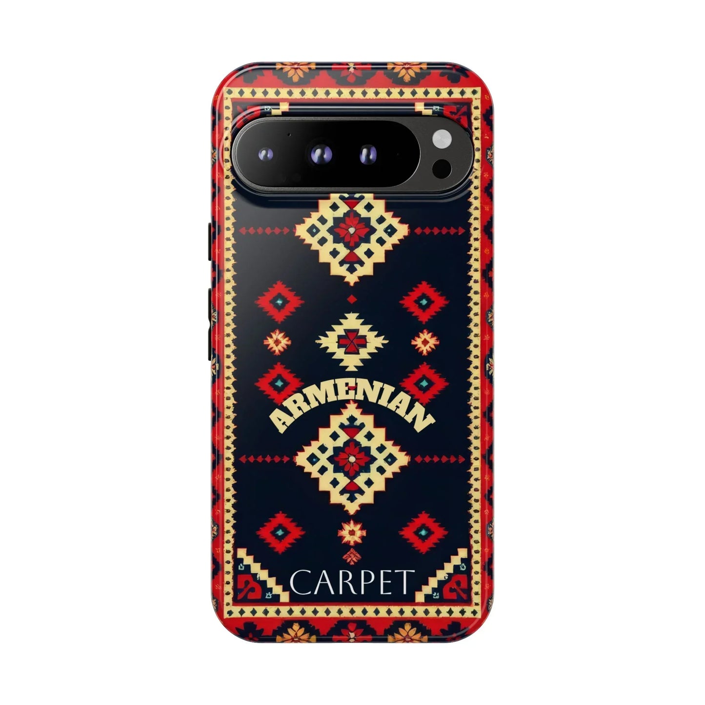 Armenian Carpet Design Phone Case for Samsung Galaxy and Google Pixel Models - KarArmDesign