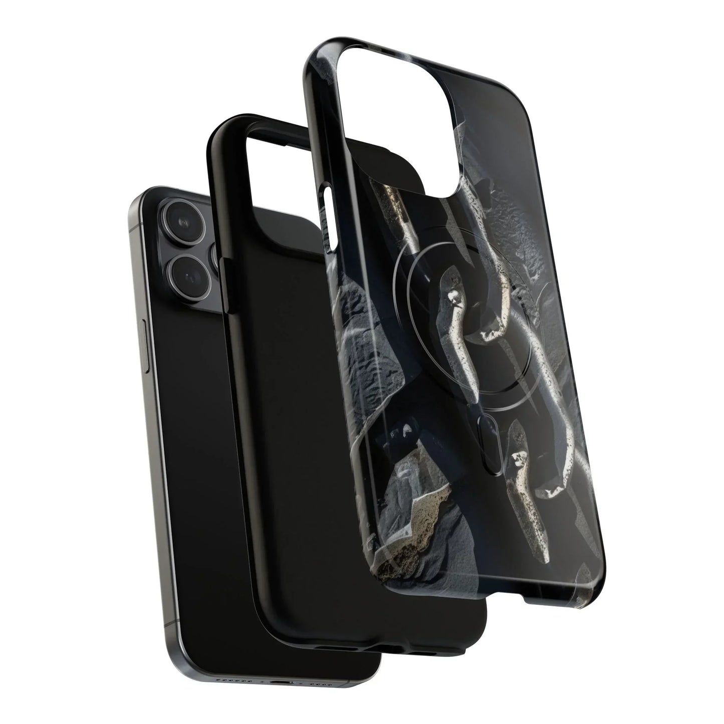 “Iron Chain” Tough Magnetic Phone Case for iPhone 14-16 Models - KarArmDesign