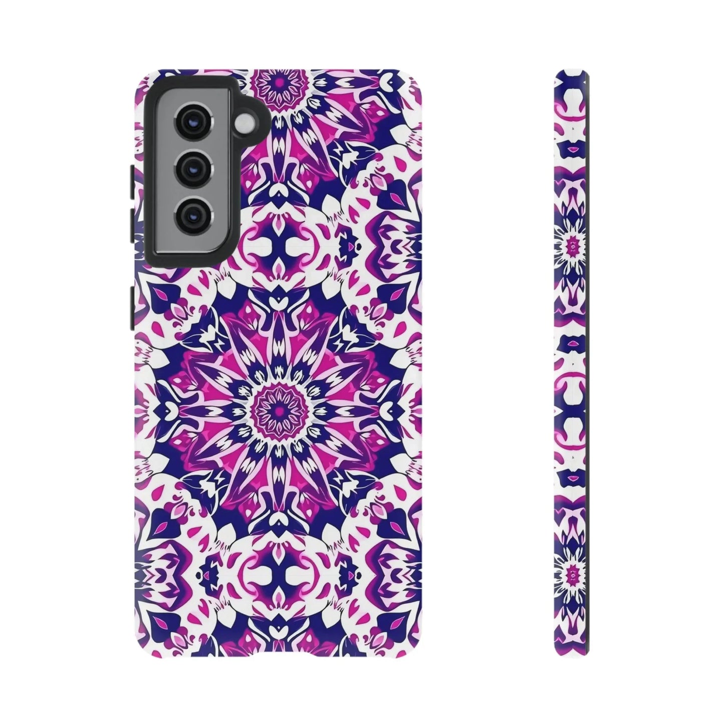 Vibrant Mandala Phone Case – Artistic Protection for iPhone & Galaxy - KarArmDesign