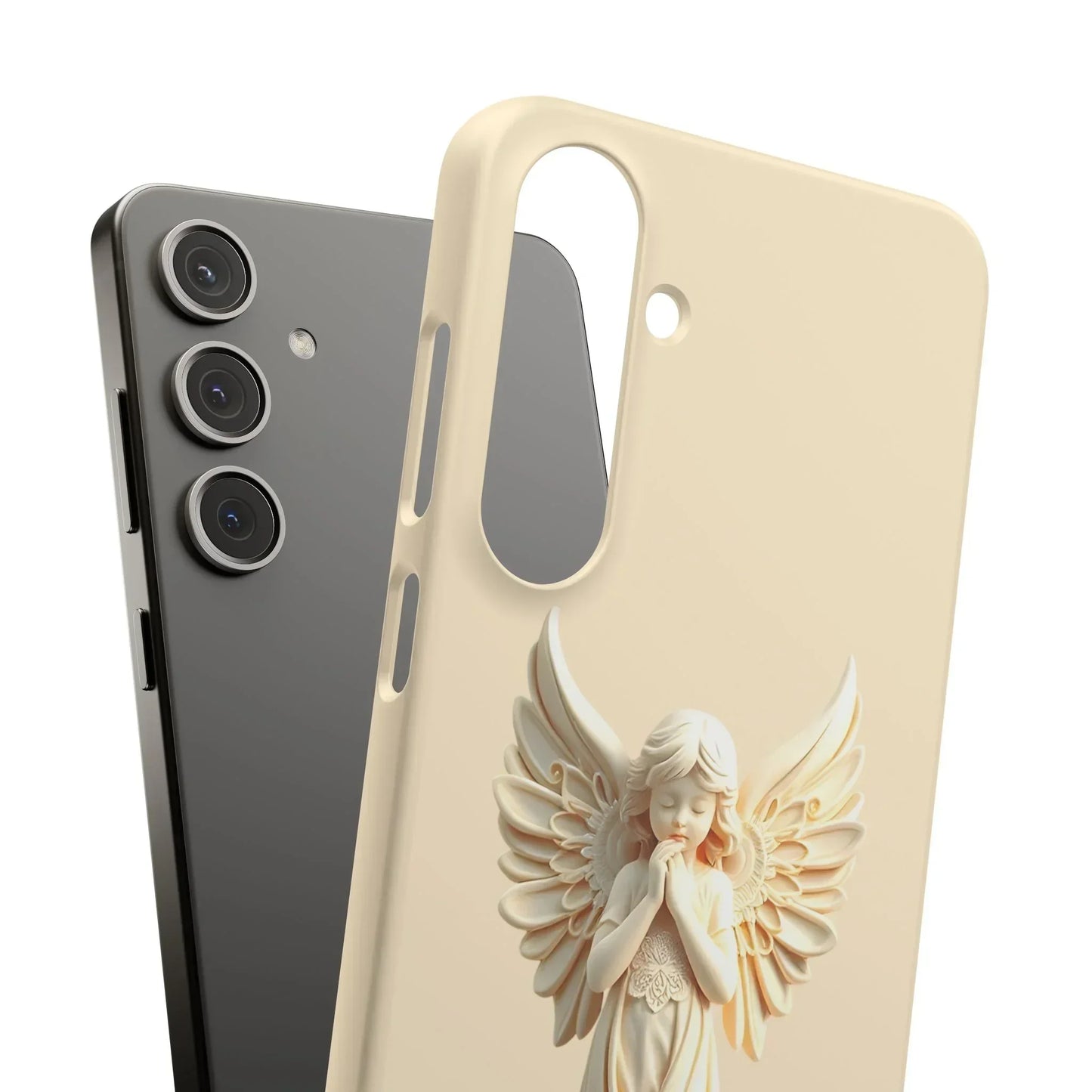 Heavenly Angel Phone Case for iPhone 7-16 and Samsung Galaxy S10-S24 Models - KarArmDesign