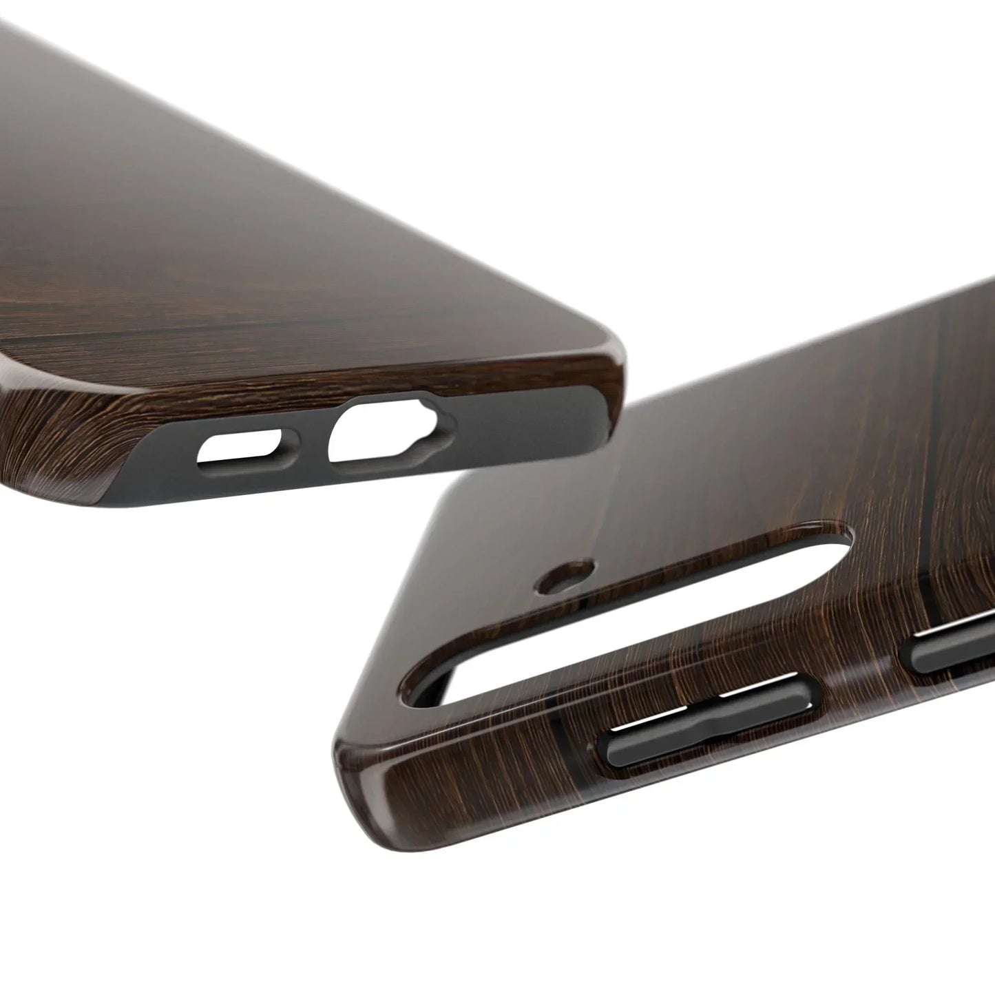Dark Wood Grain Phone Case for iPhone and Galaxy - KarArmDesign
