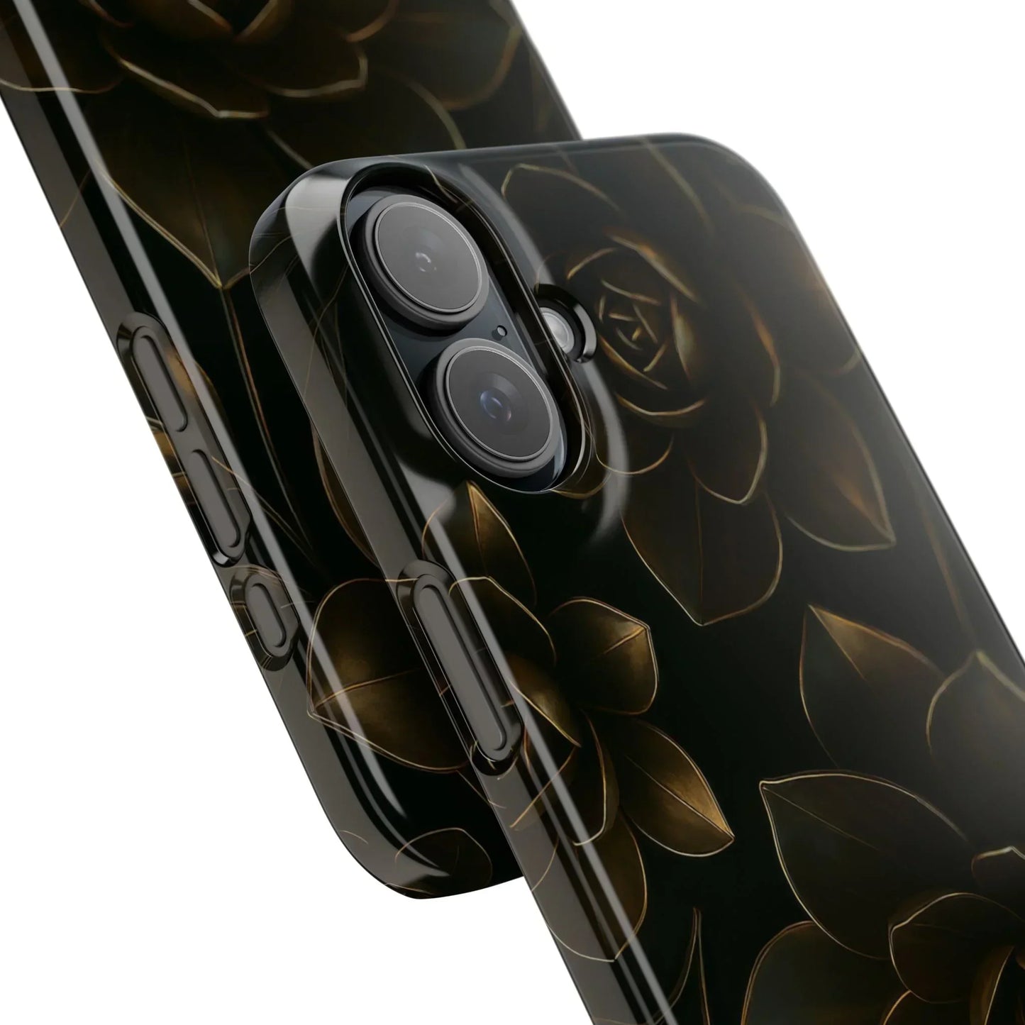 Metal Flower Phone Case for iPhone 7-16 and Galaxy S10-S24 Models - KarArmDesign