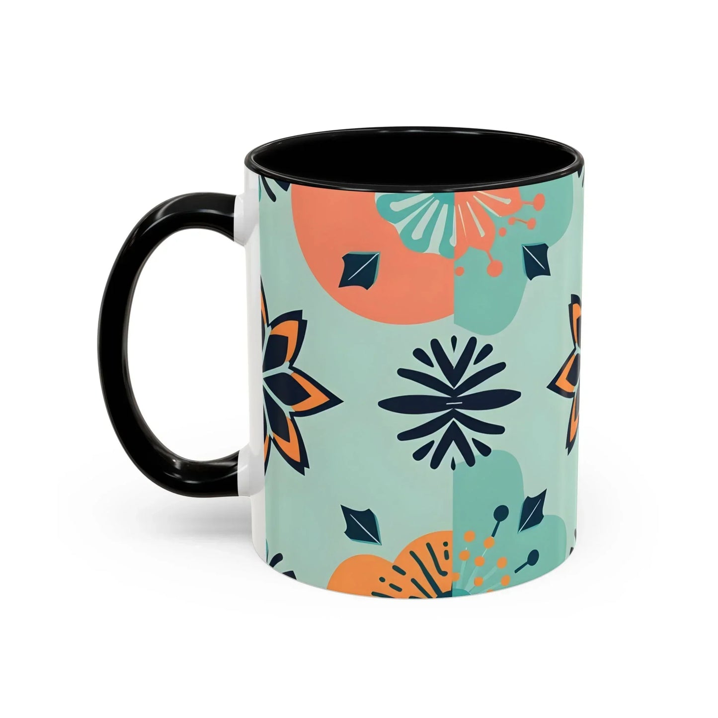 Floral Ornament Coffee Mug – 11oz - KarArmDesign