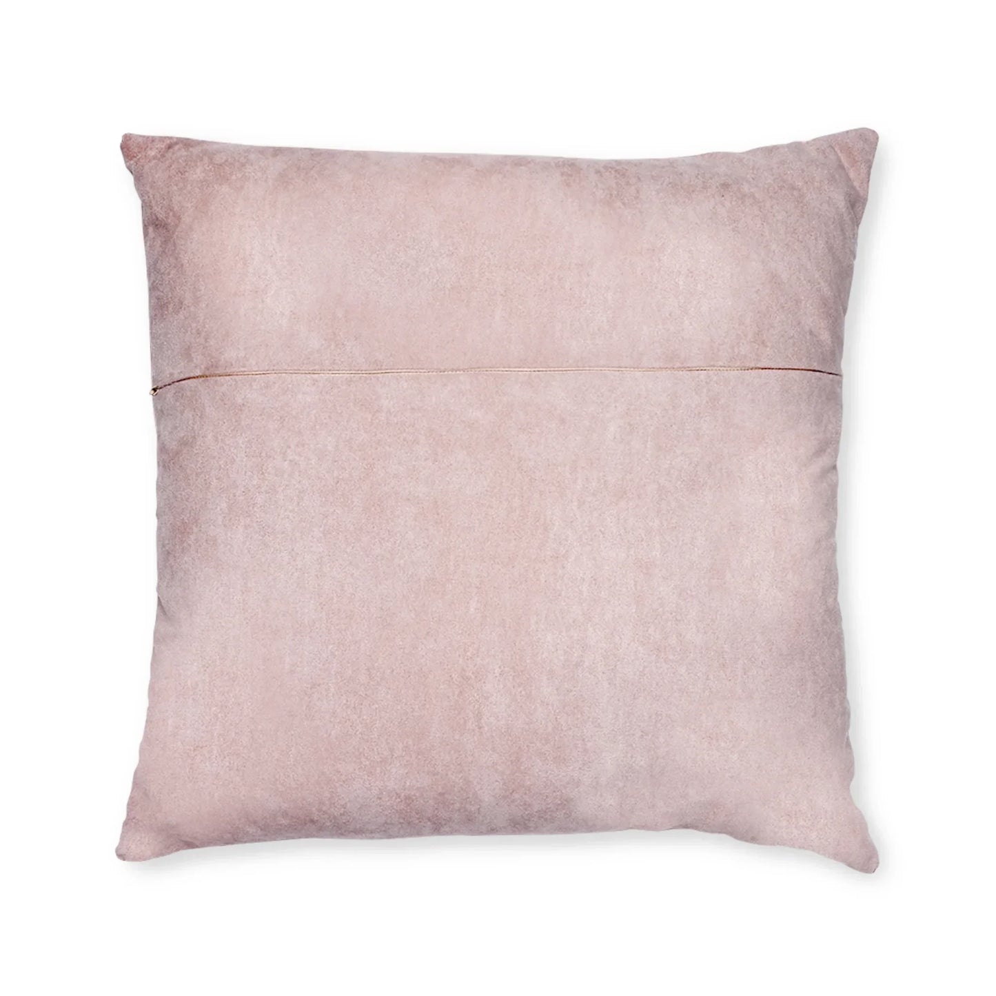 Decorative Square Pillow with Pink Back – Soft & Stylish - KarArmDesign