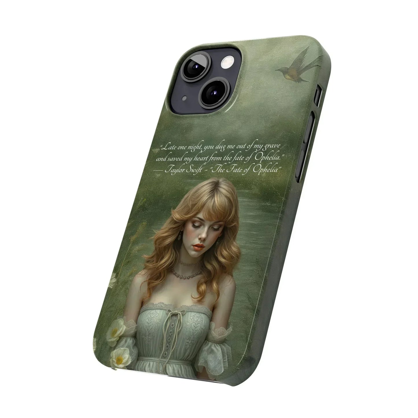 "Melancholic Ophelia" Phone Case for iPhone 7-17 Models - KARARMDESIGN