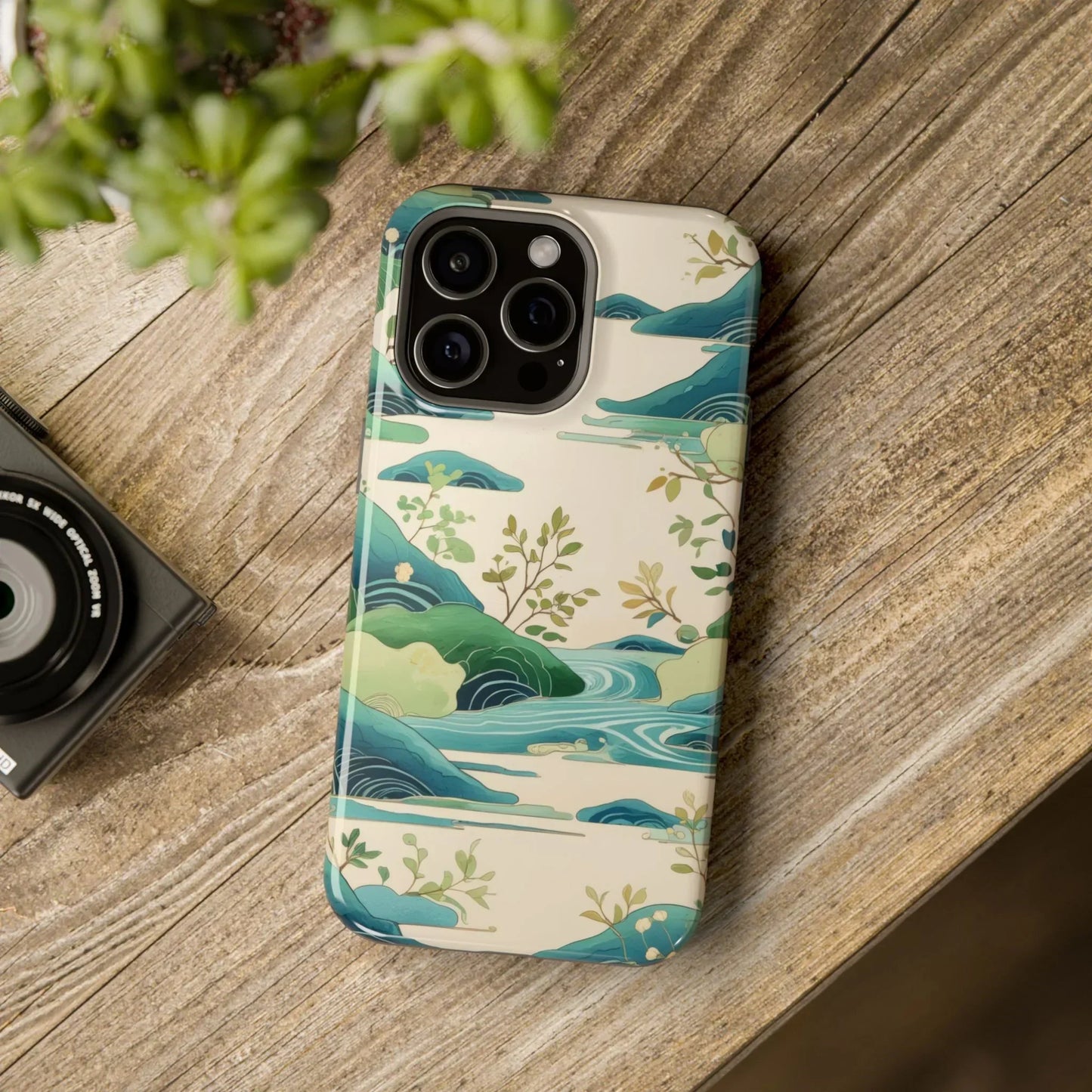 Nature Landscape Phone Case for iPhone 12-16 and Samsung Galaxy S21-S22 Models - KarArmDesign