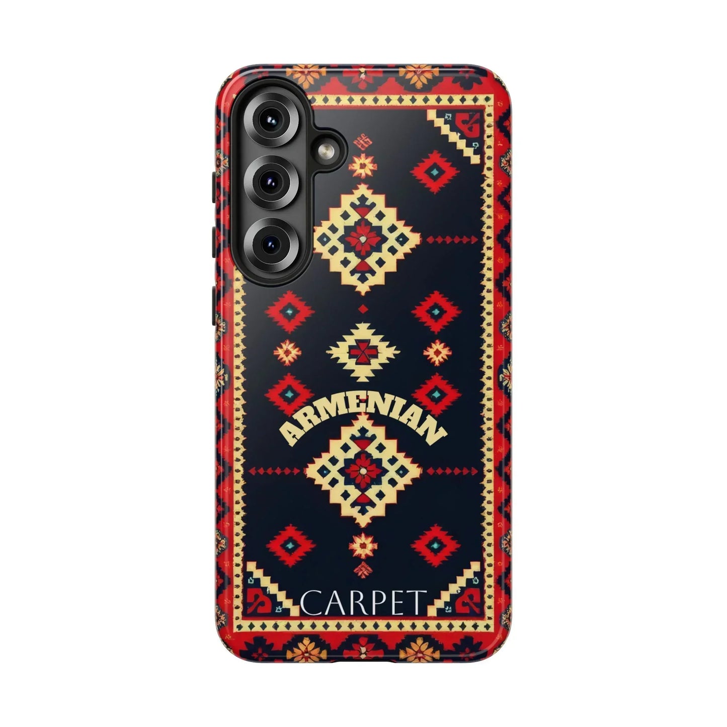 Armenian Carpet Design Phone Case for Samsung Galaxy and Google Pixel Models - KarArmDesign