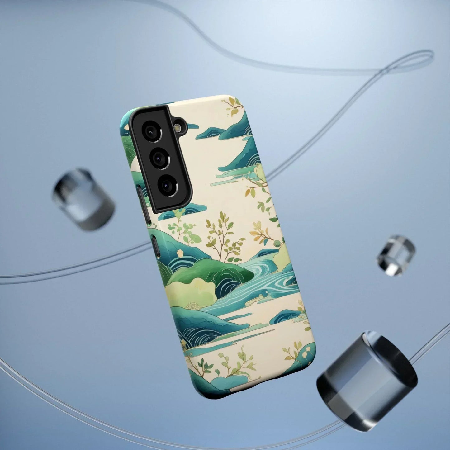 Nature Landscape Phone Case for iPhone 12-16 and Samsung Galaxy S21-S22 Models - KarArmDesign