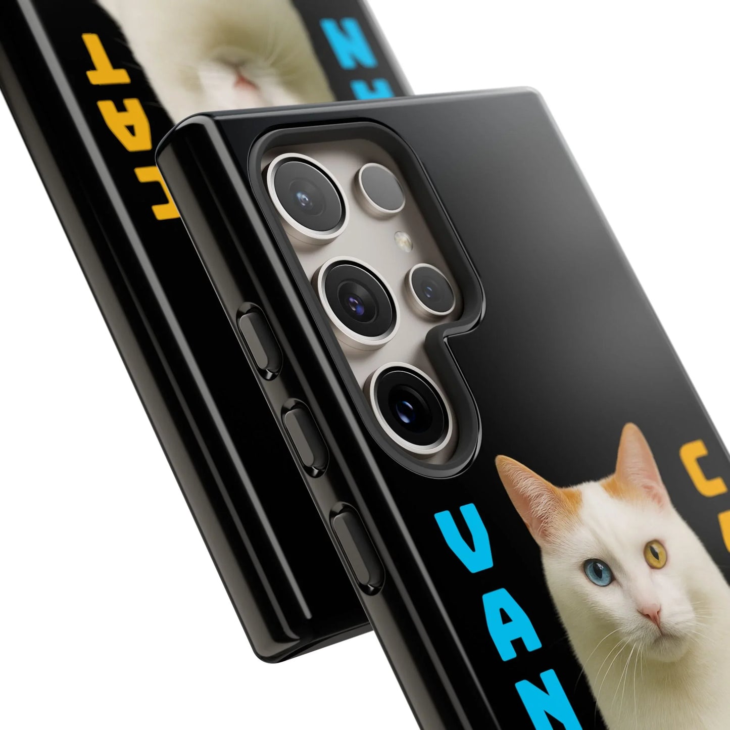 VAN CAT Phone Case for iPhone 8-16 and Samsung Galaxy S20-S25 Models