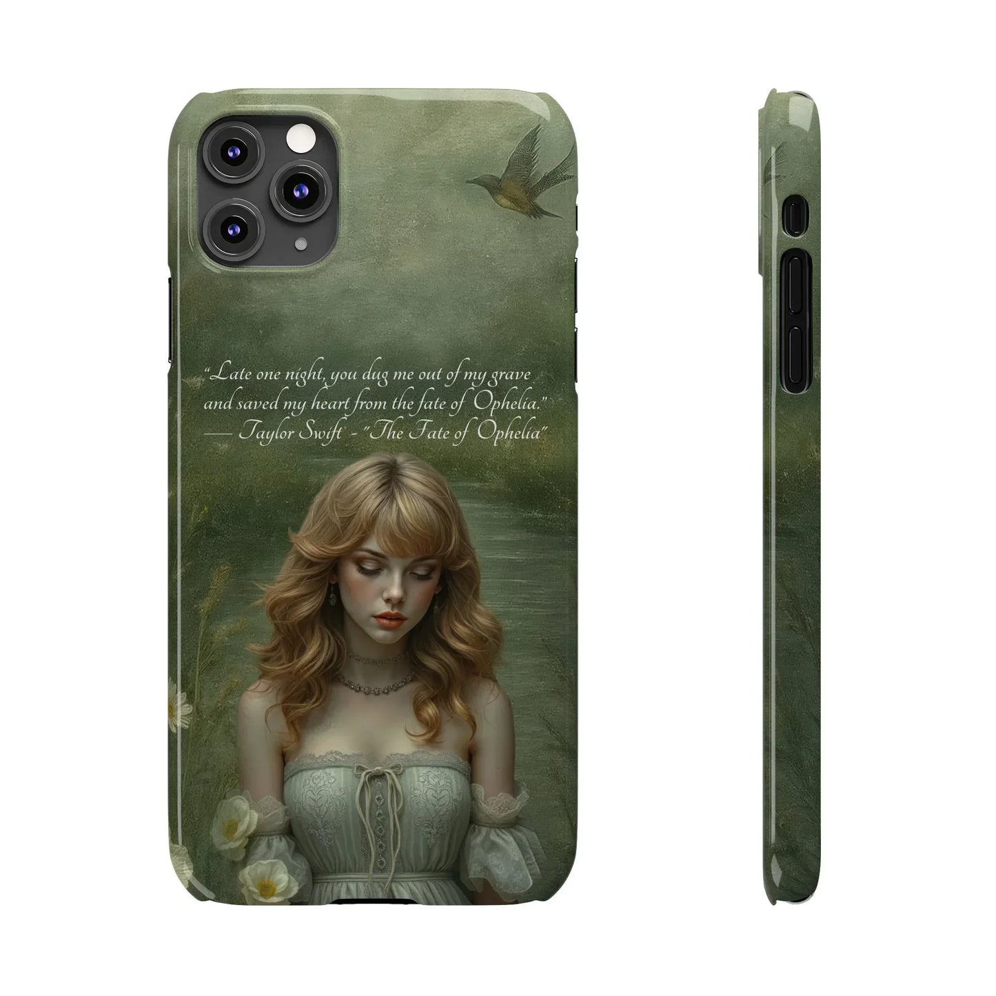 "Melancholic Ophelia" Phone Case for iPhone 7-17 Models - KARARMDESIGN