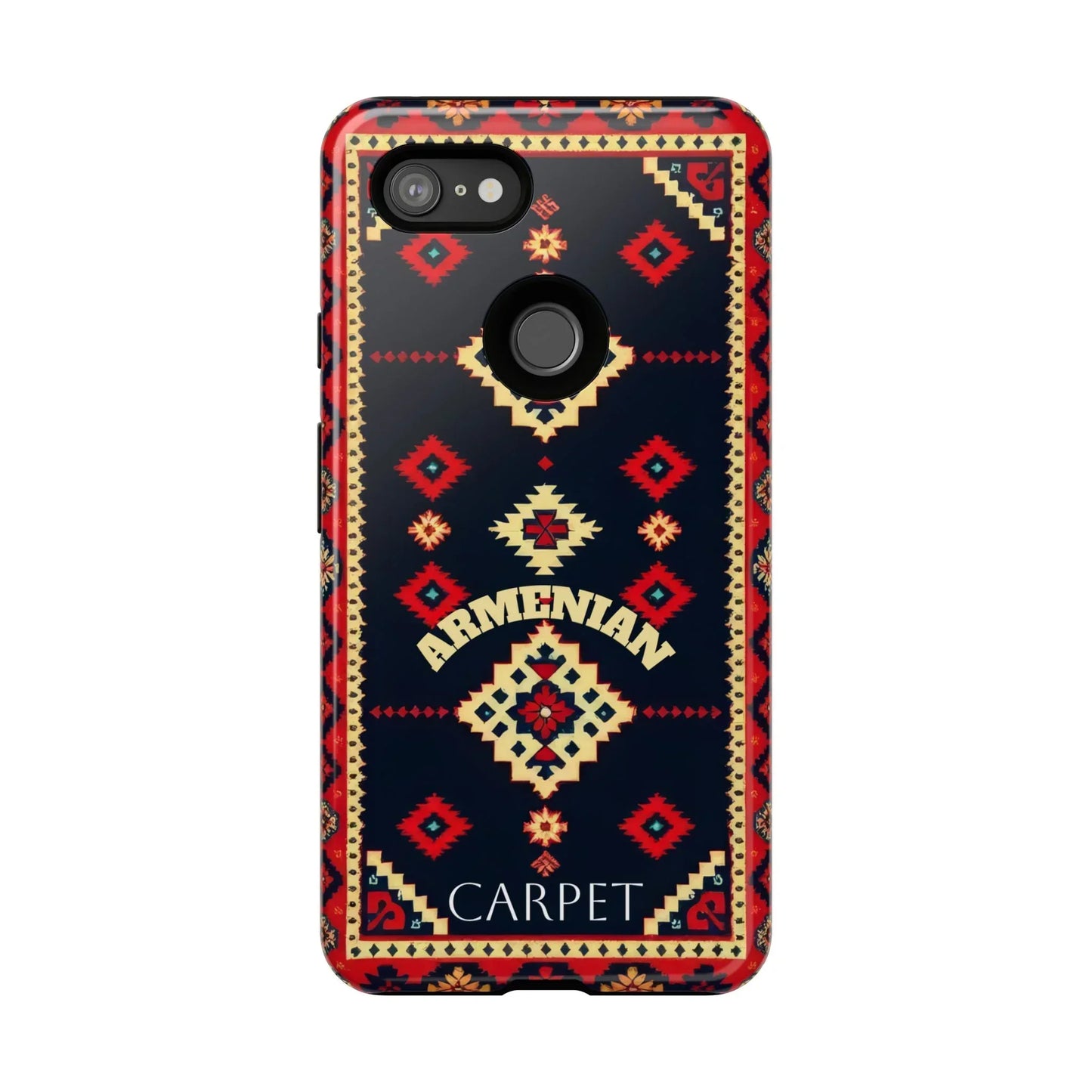 Armenian Carpet Design Phone Case for Samsung Galaxy and Google Pixel Models - KarArmDesign