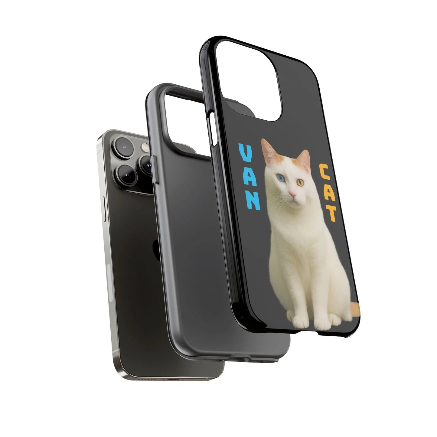 VAN CAT Phone Case for iPhone 8-16 and Samsung Galaxy S20-S25 Models