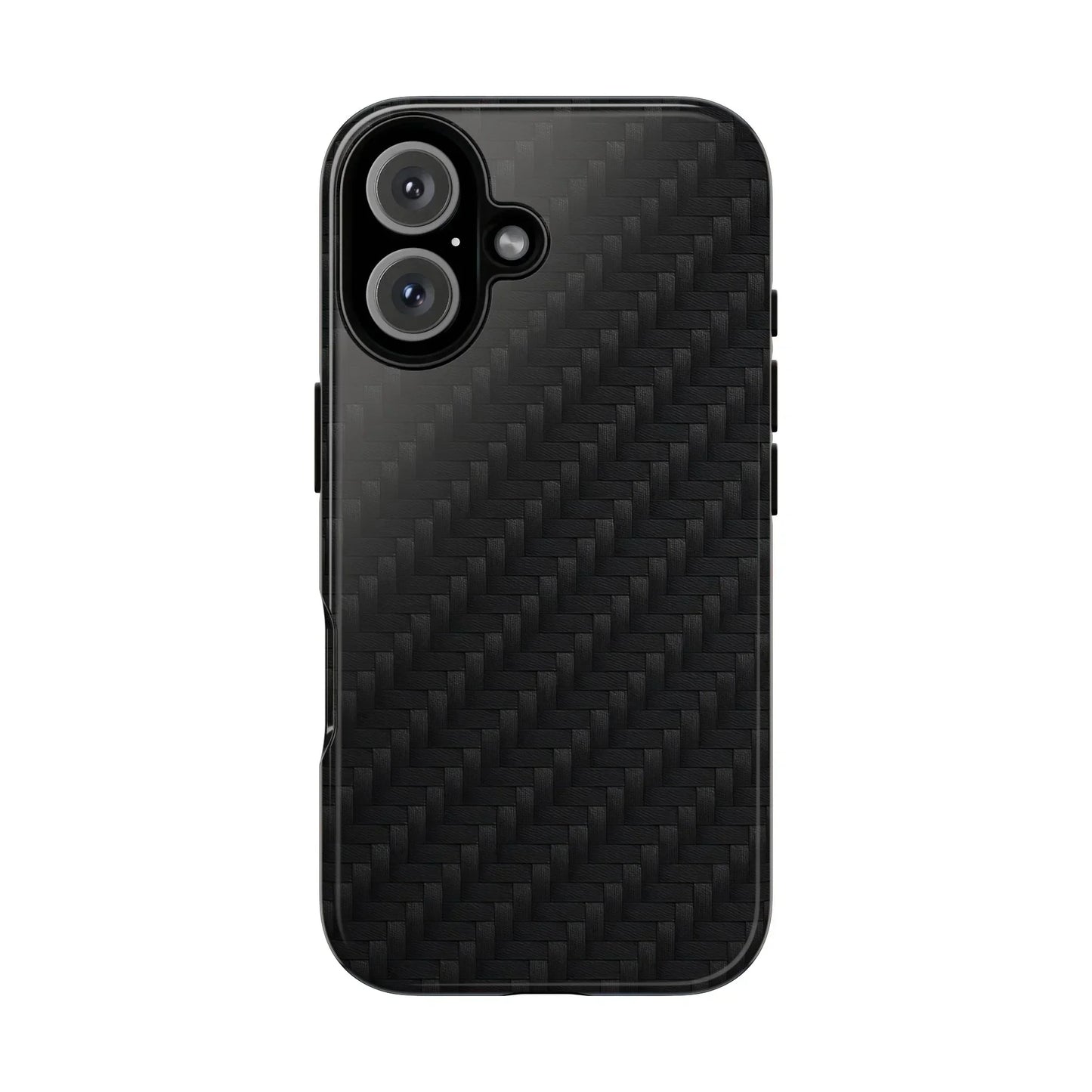 Black Carbon Phone Case Tough Case for iPhone 8-16 and Google Pixel up to 9 Models - KarArmDesign
