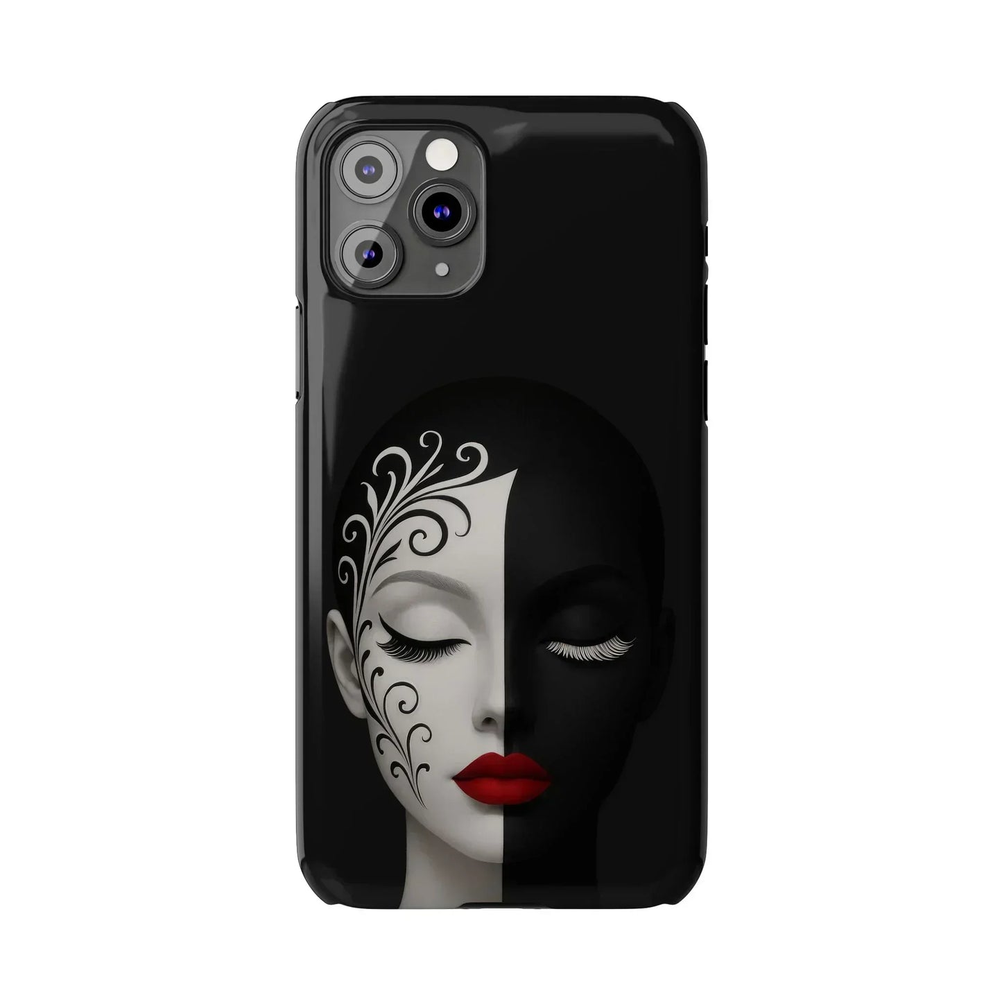 Artistic Head Design Phone Case for iPhone 7-16 Models - KarArmDesign