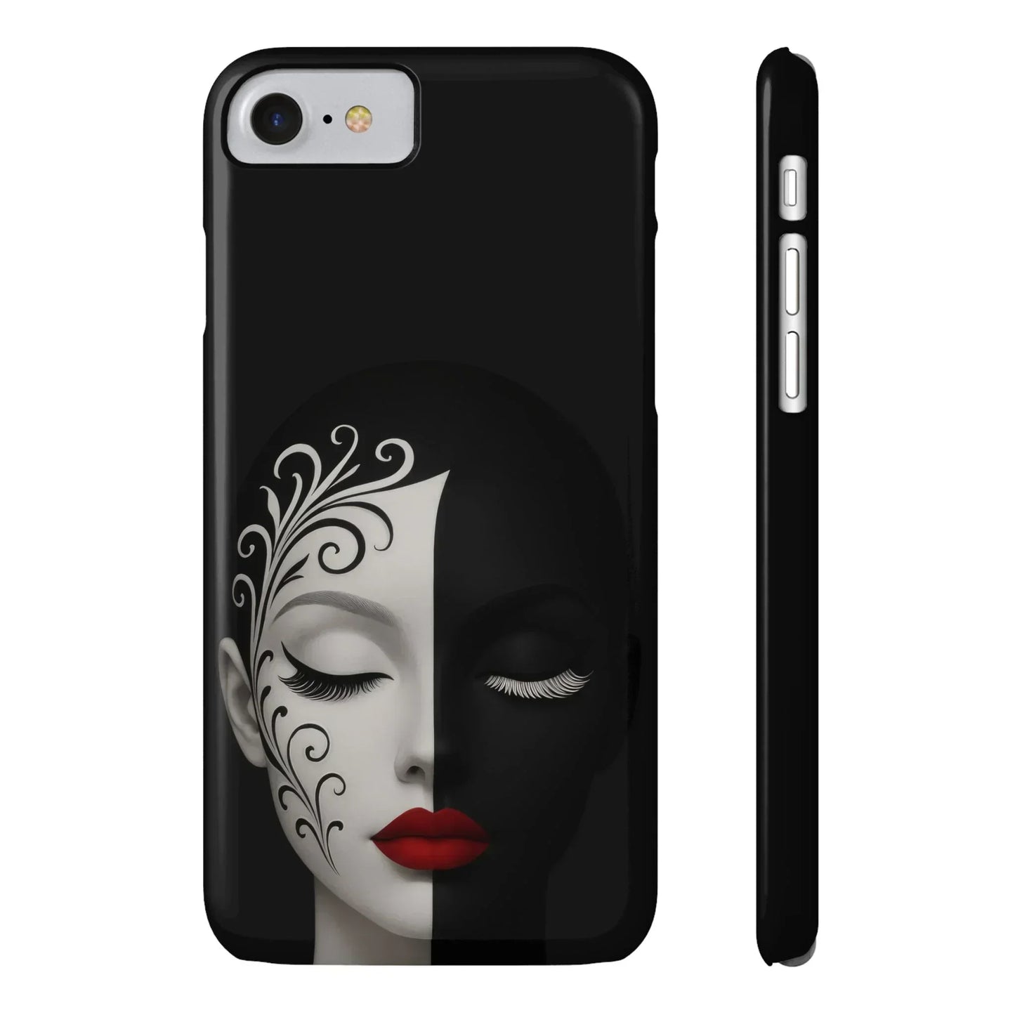 Artistic Head Design Phone Case for iPhone 7-16 Models - KarArmDesign