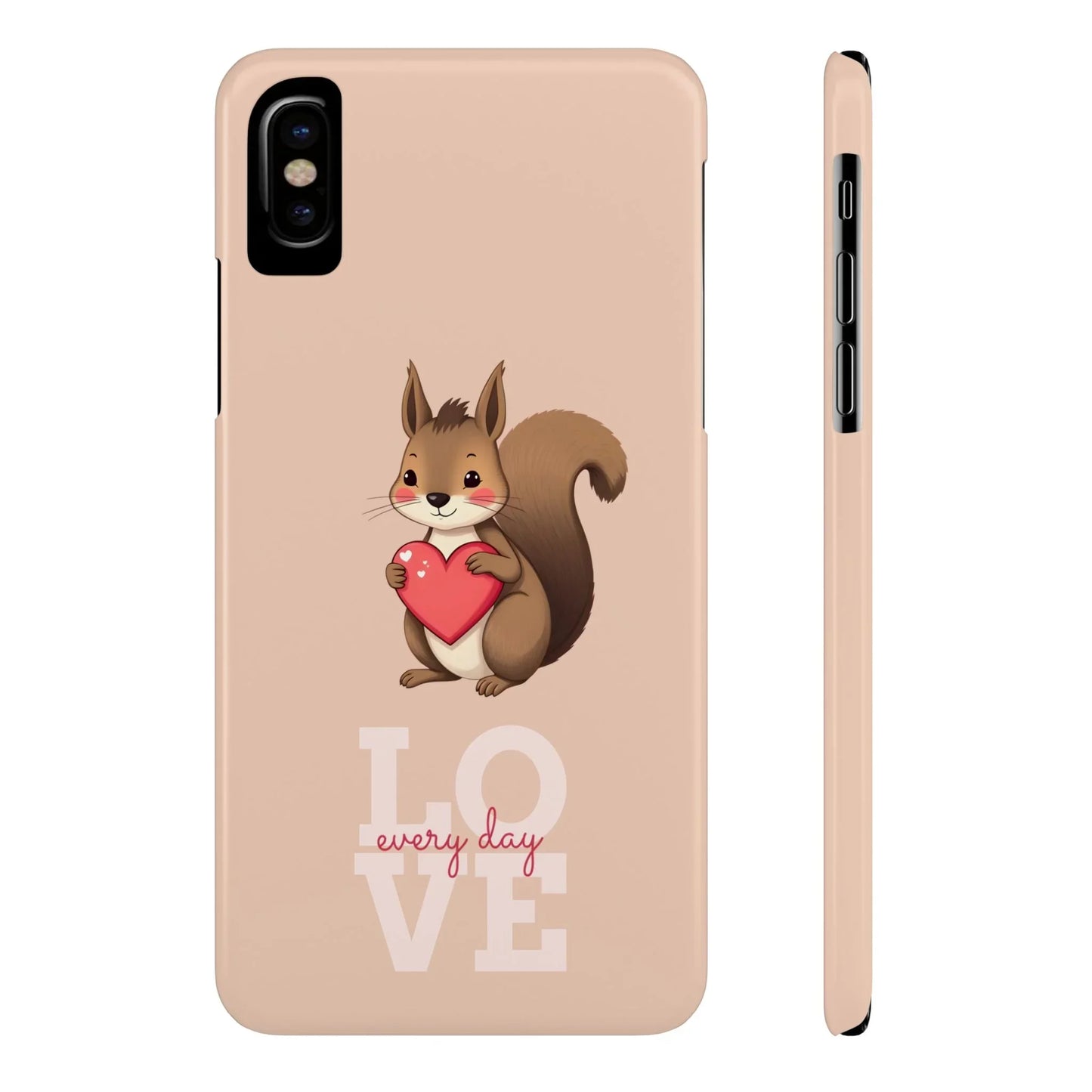 Cute Squirrel Phone Case for iPhone 7 to 16 Series Models - KarArmDesign