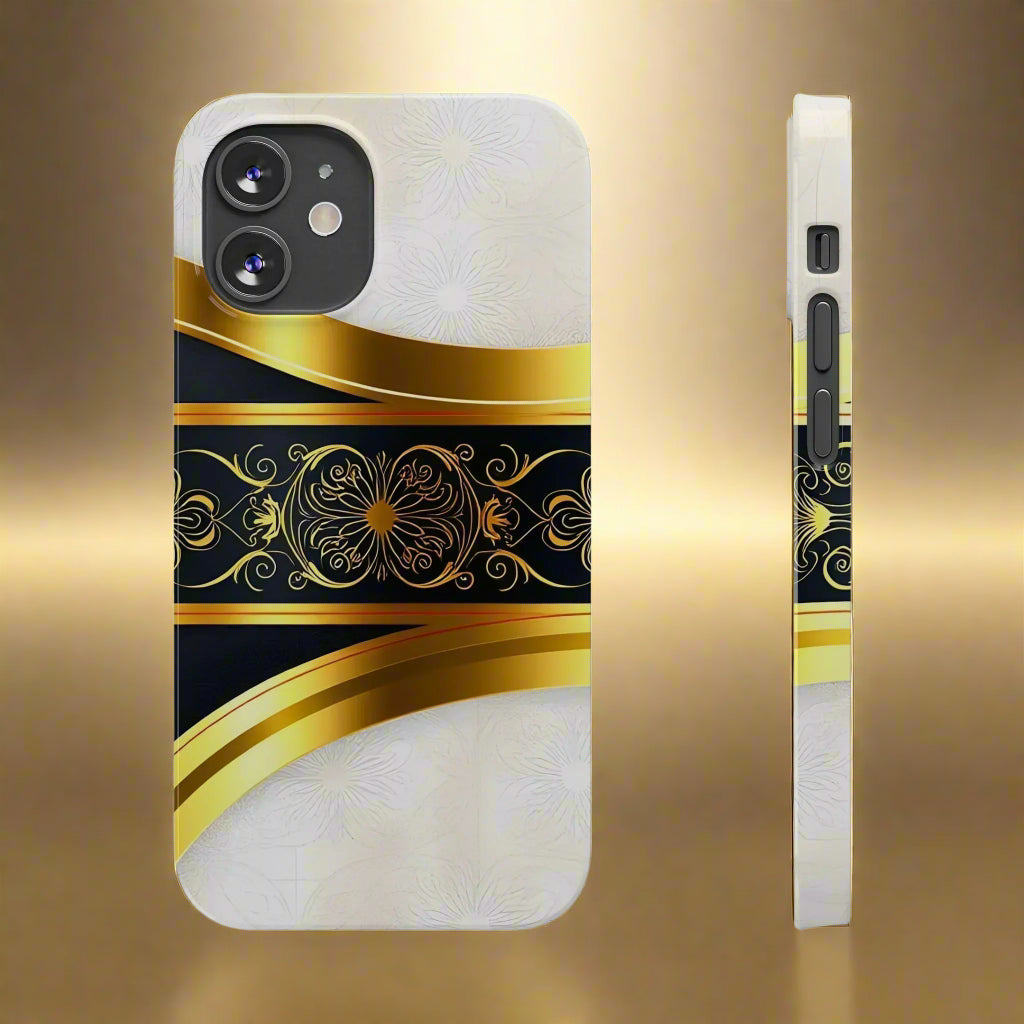Baroque Gold Floral Phone Case for iPhone and Samsung - KarArmDesign