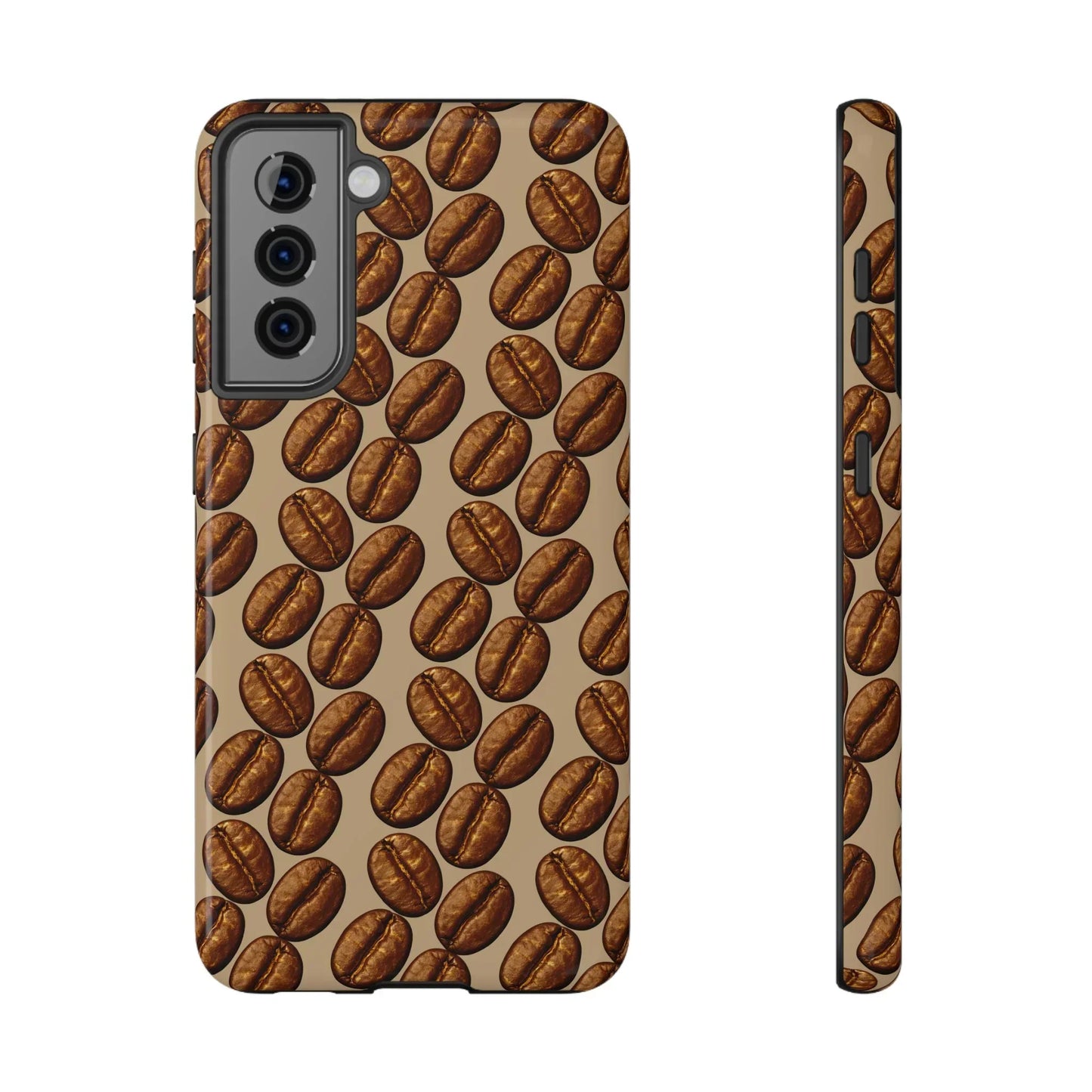 Coffee Pattern Phone Case for iPhone and Samsung Galaxy - KarArmDesign