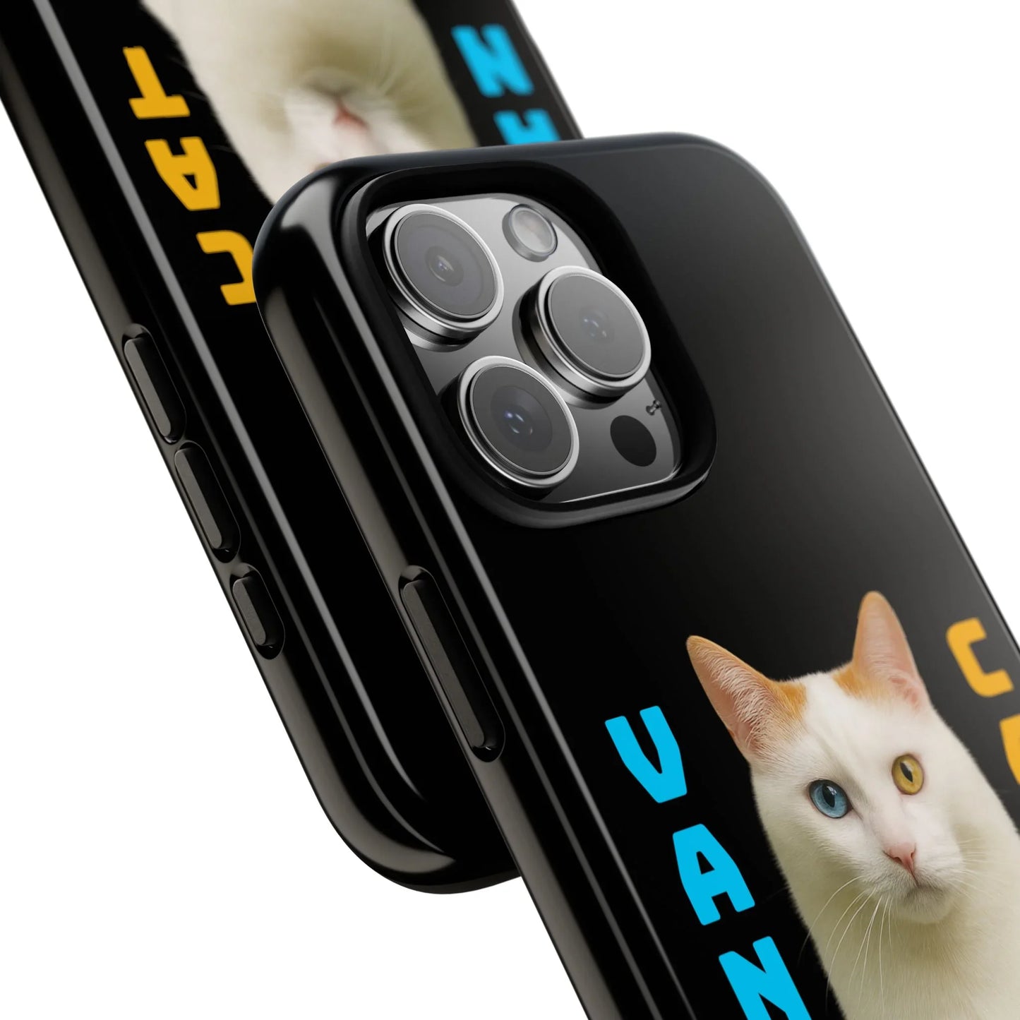 VAN CAT Phone Case for iPhone 8-16 and Samsung Galaxy S20-S25 Models