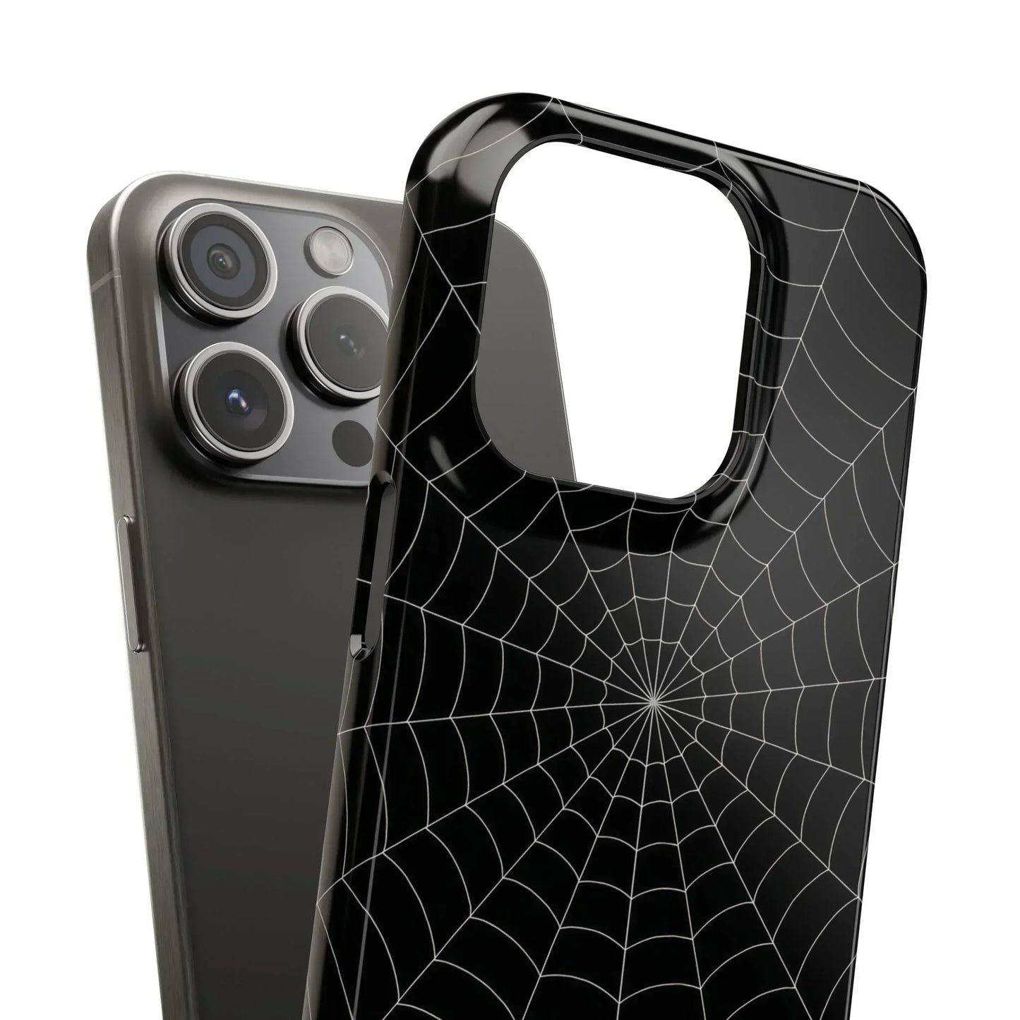 Spider Web Phone Case Slim Cases for iPhone 12-16 Models - KarArmDesign