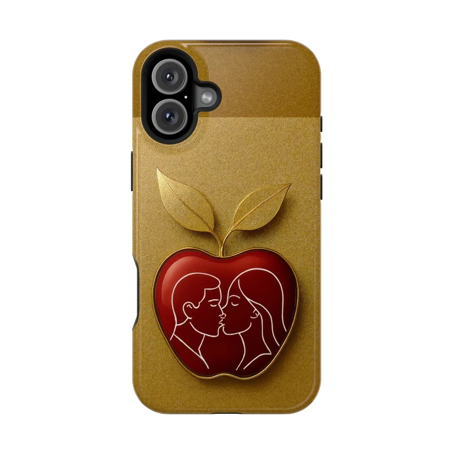 Romantic Apple Phone Case for iPhone 12-16 Models - KarArmDesign
