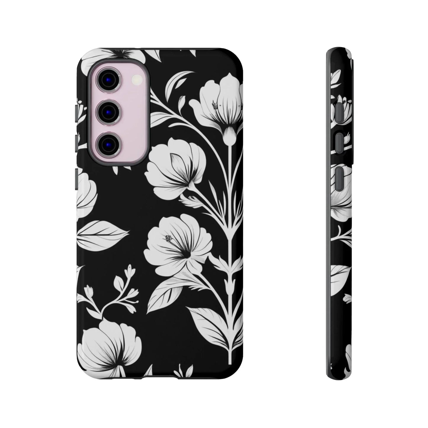 ElegantFloral Phone Case for Samsung Galaxy S10-S25 Models - KarArmDesign