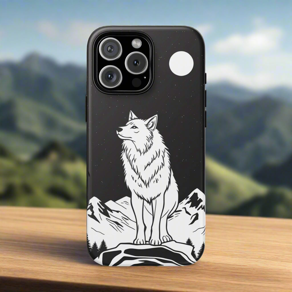 Majestic Wolf Phone Case for iPhone and Samsung Galaxy - KarArmDesign