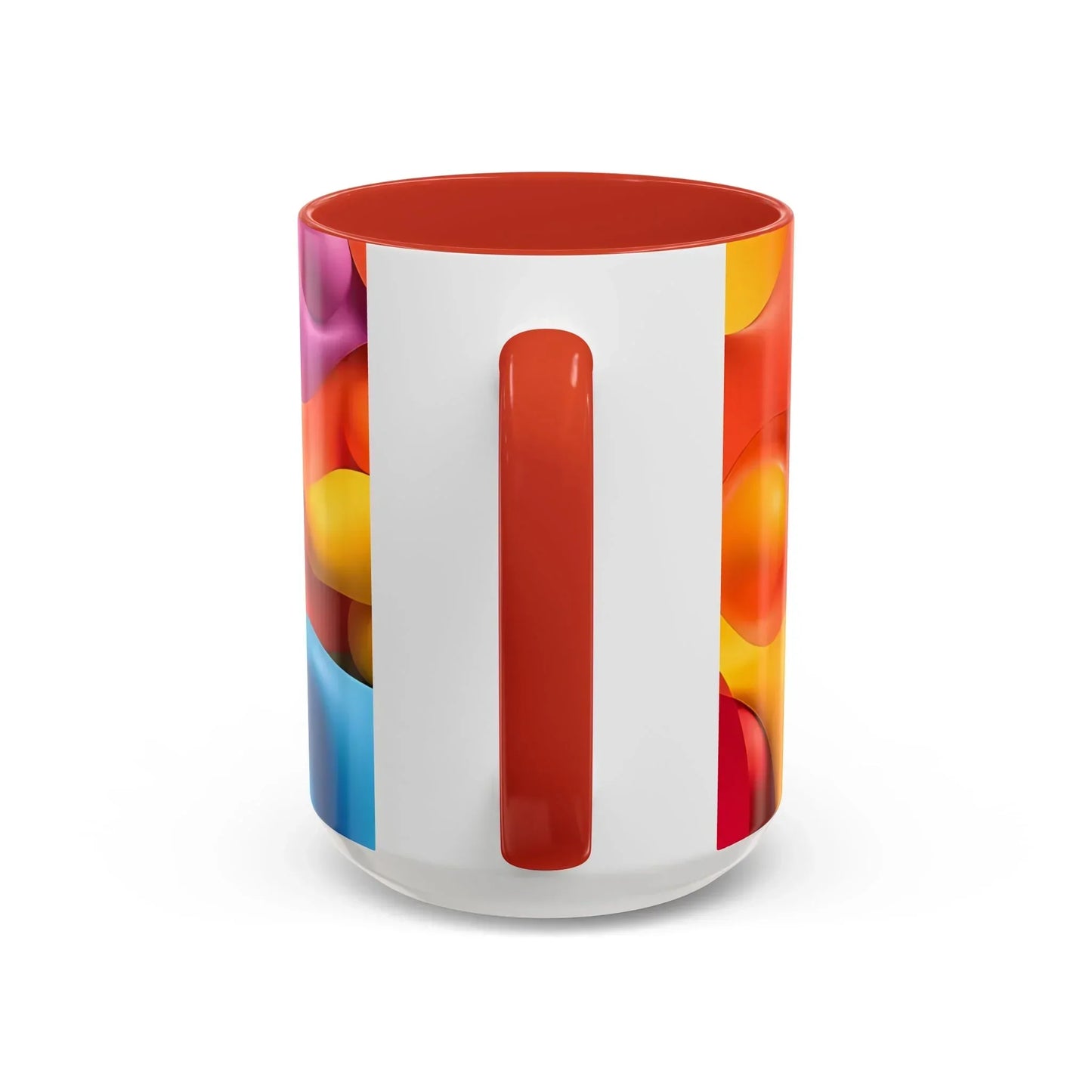 Bold Geometric Accent Coffee Ceramic Mug - KarArmDesign