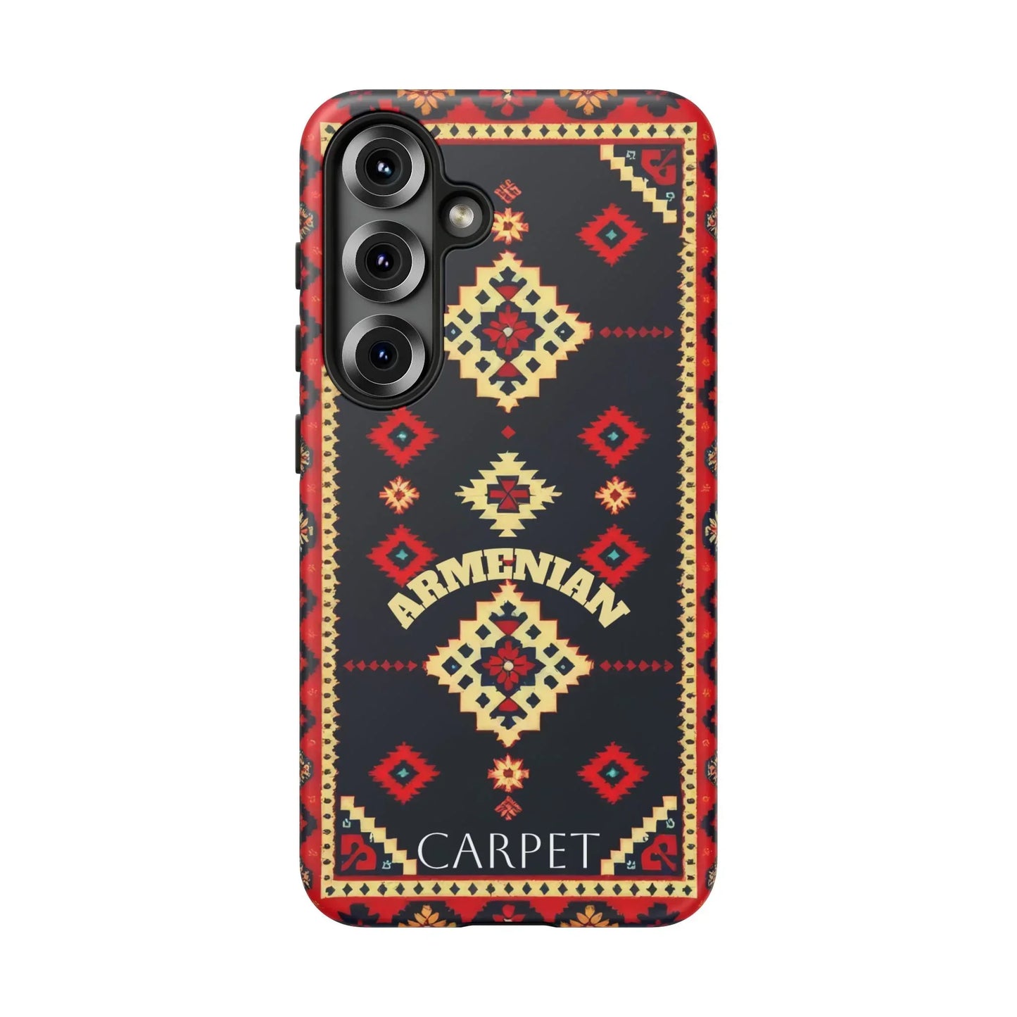 Armenian Carpet Design Phone Case for Samsung Galaxy and Google Pixel Models - KarArmDesign