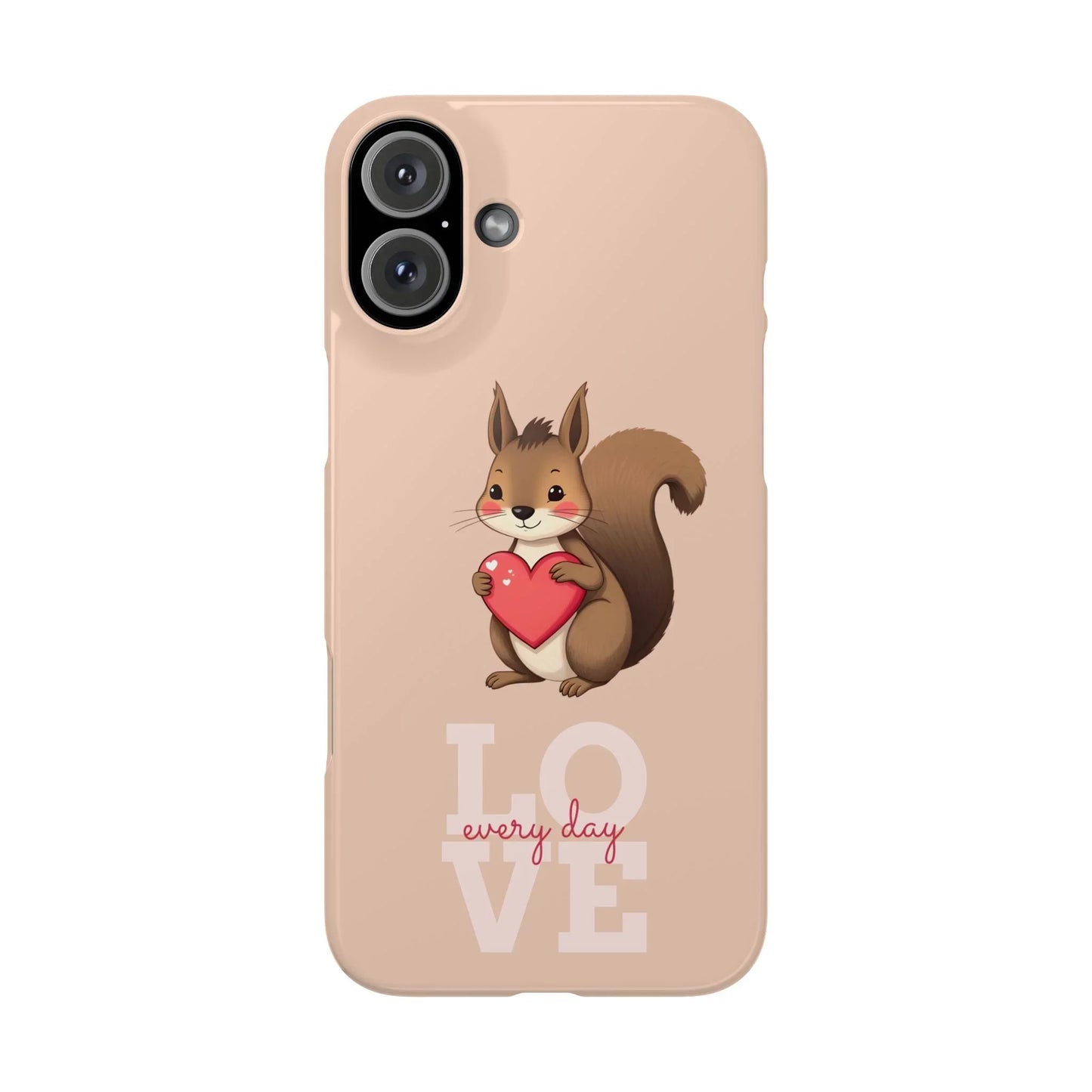 Cute Squirrel Phone Case for iPhone 7 to 16 Series Models - KarArmDesign