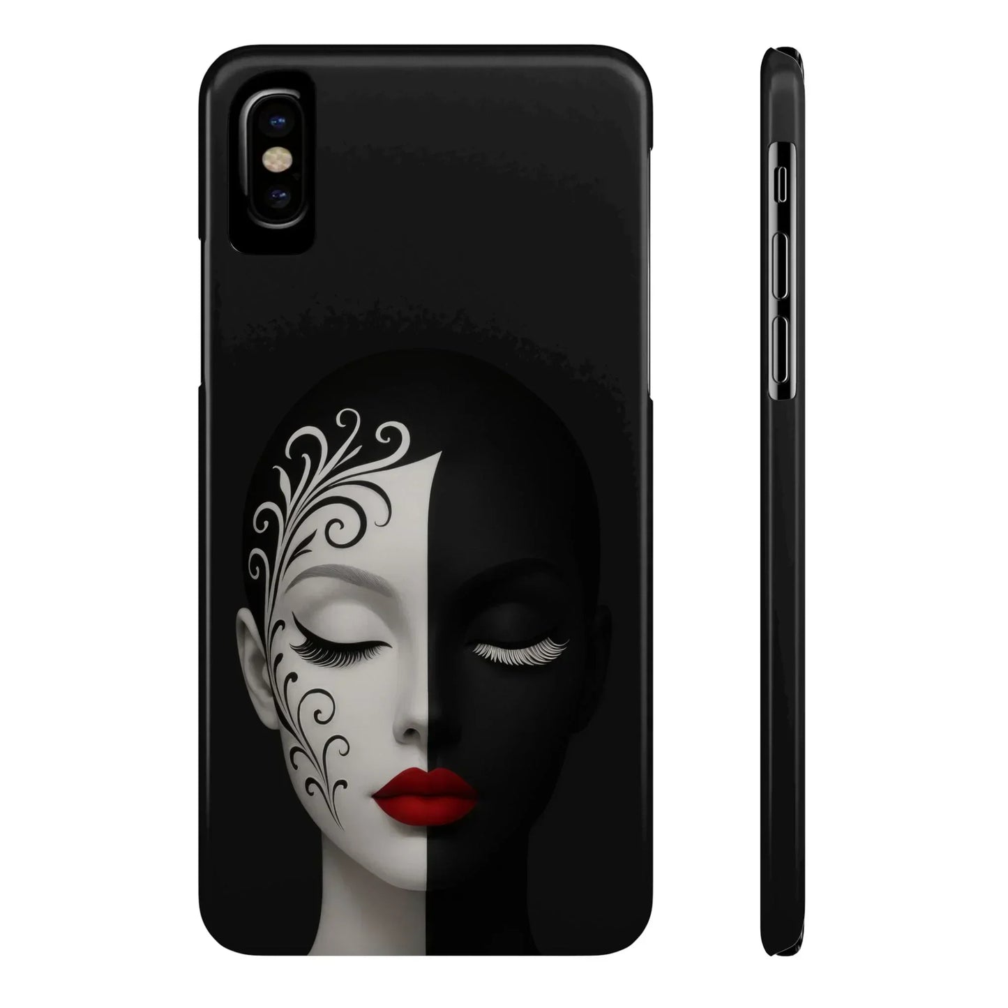 Artistic Head Design Phone Case for iPhone 7-16 Models - KarArmDesign