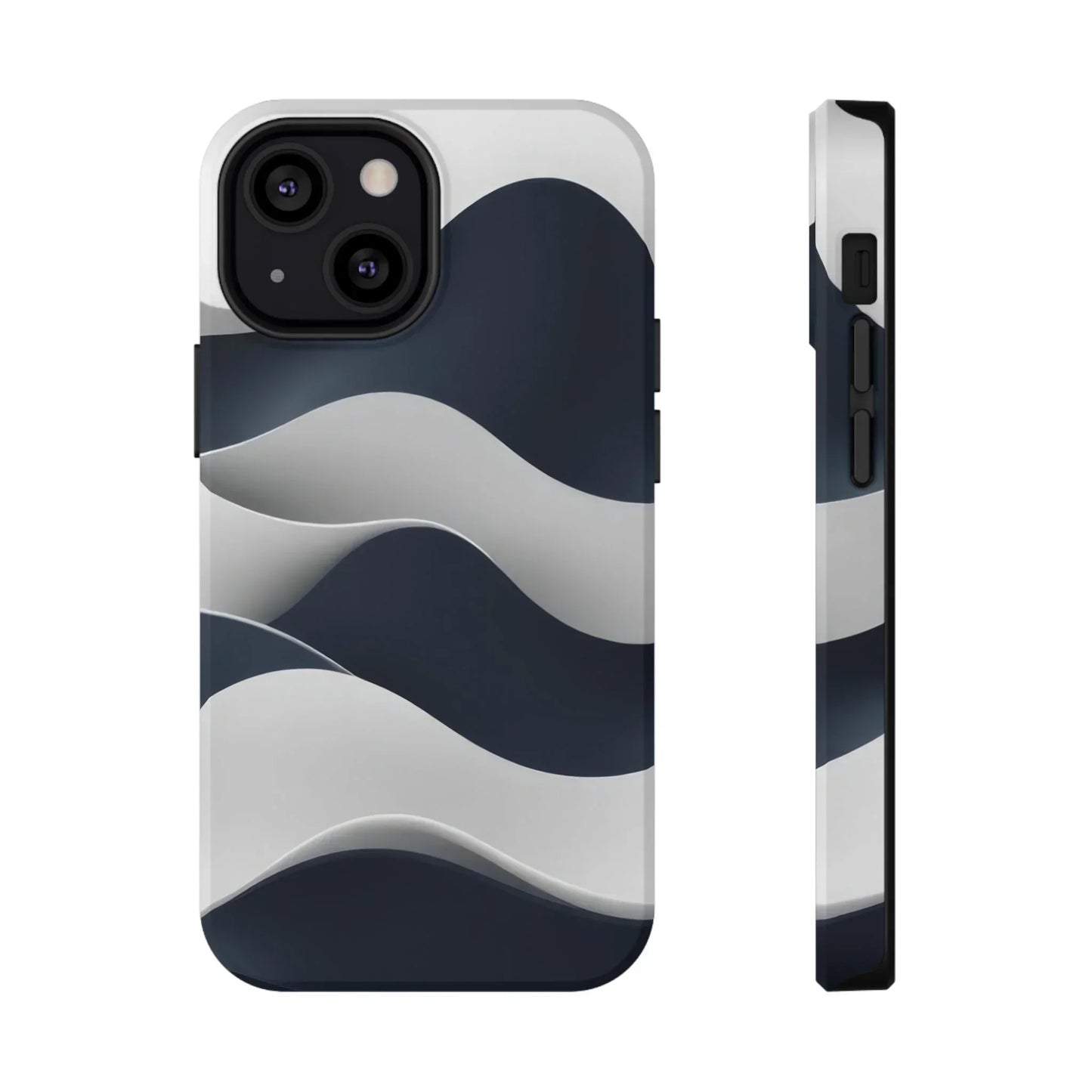 Ocean Flow Phone Case for iPhone 11-17 and Samsung Galaxy S21-S22 Models - KARARMDESIGN