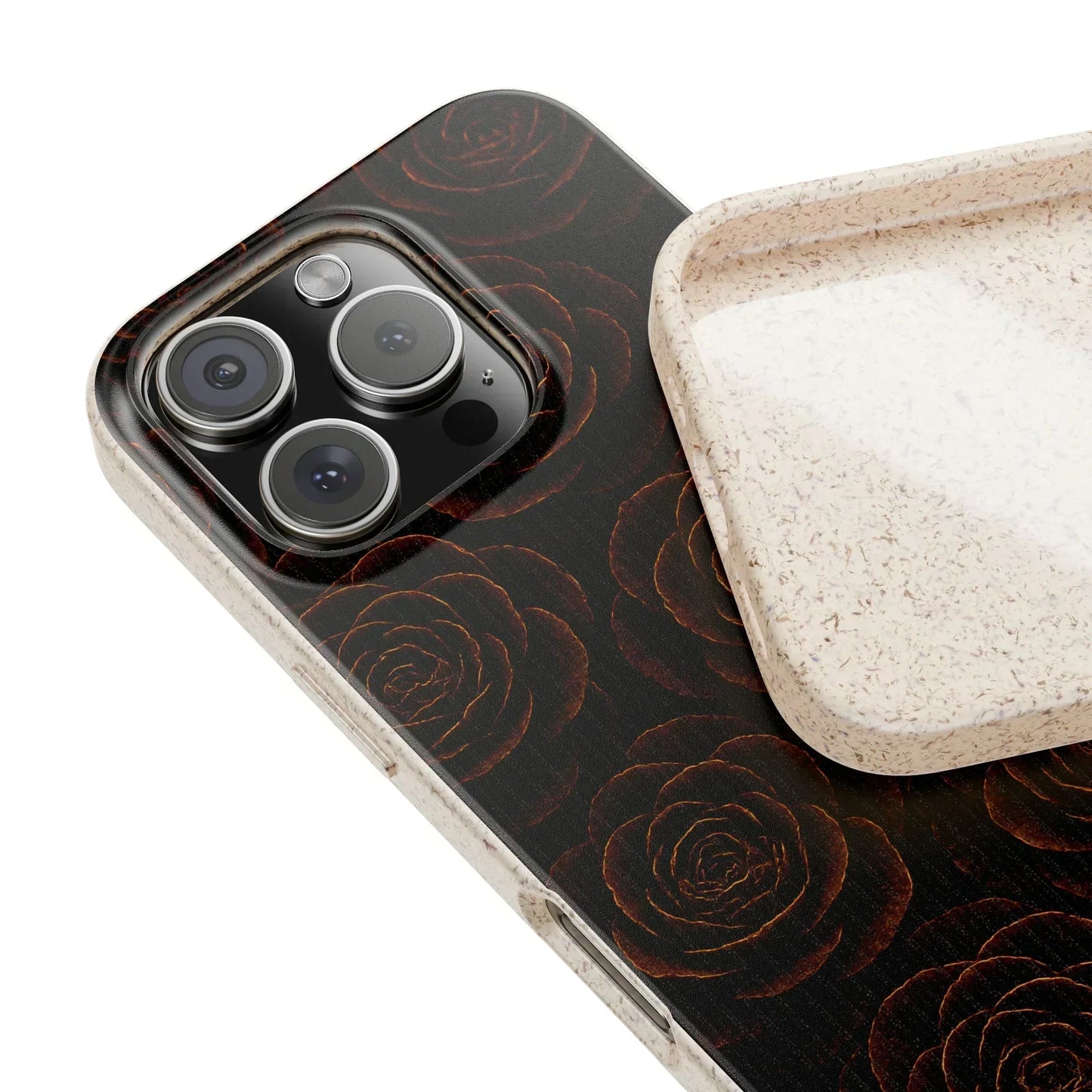 Wooden Roses Phone Case for iPhone 11-16 and Samsung Galaxy S20-S22 Models - KarArmDesign