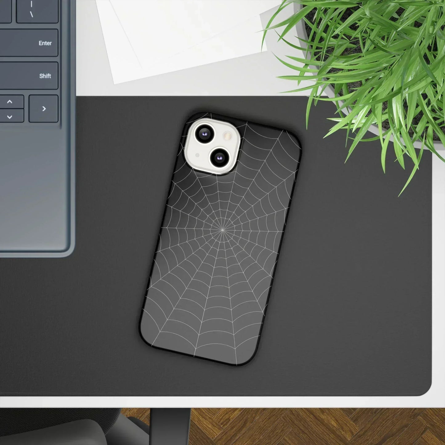 Spider Web Phone Case Slim Cases for iPhone 12-16 Models - KarArmDesign
