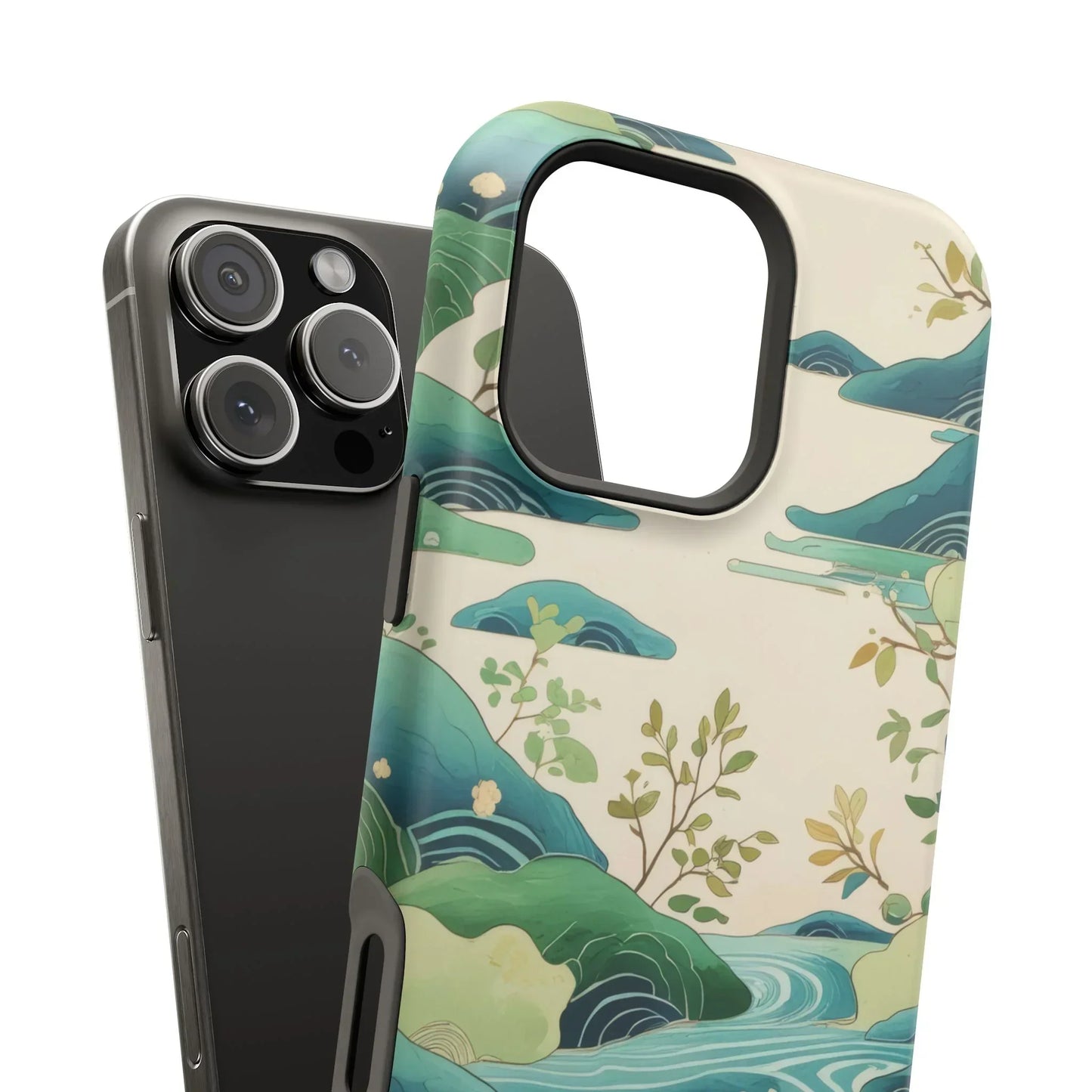 Nature Landscape Phone Case for iPhone 12-16 and Samsung Galaxy S21-S22 Models - KarArmDesign