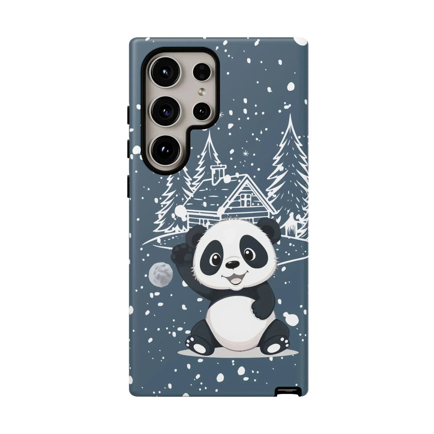 Cute Panda Phone Case for Samsung Galaxy and Google Pixel - KarArmDesign