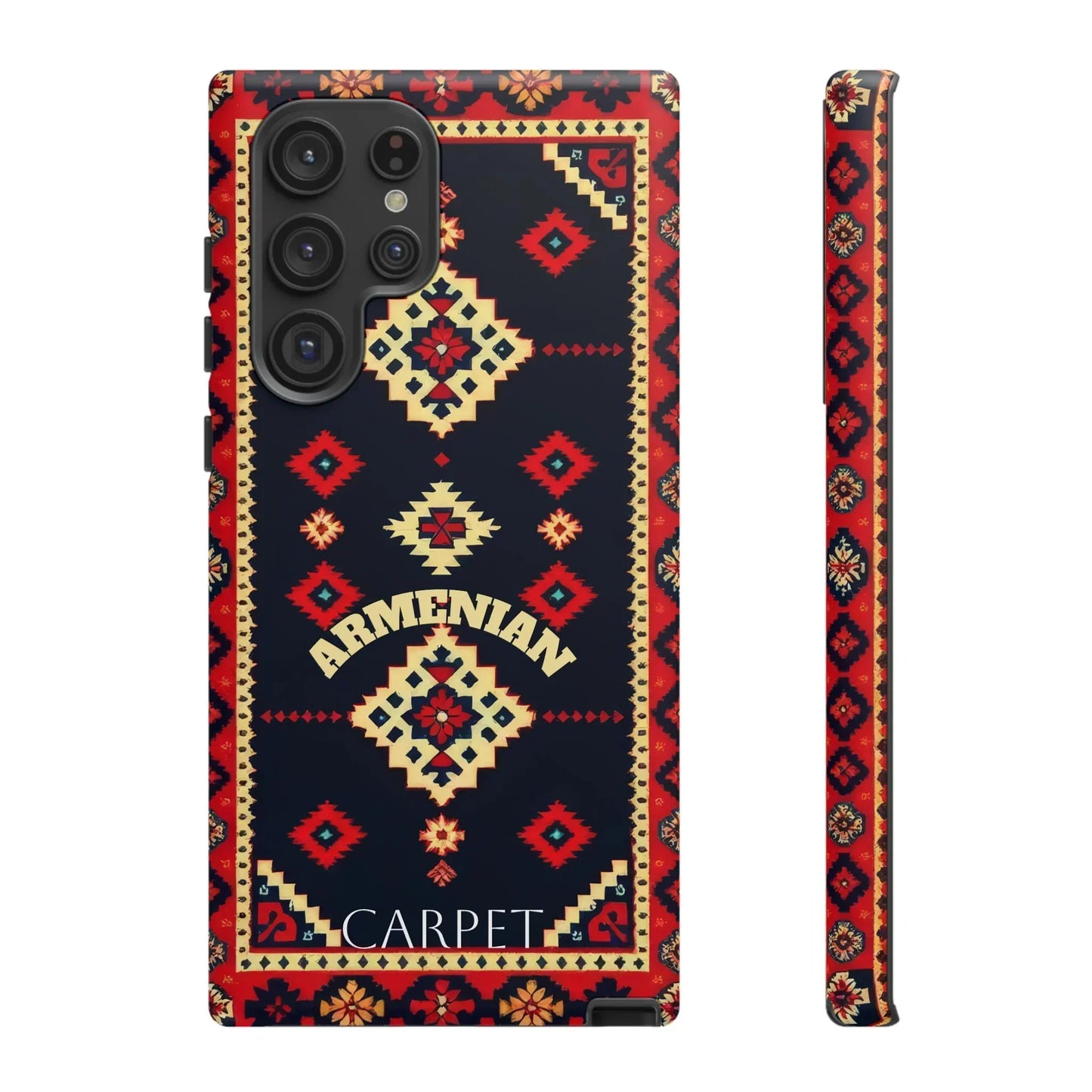 Armenian Carpet Design Phone Case for Samsung Galaxy and Google Pixel Models - KarArmDesign