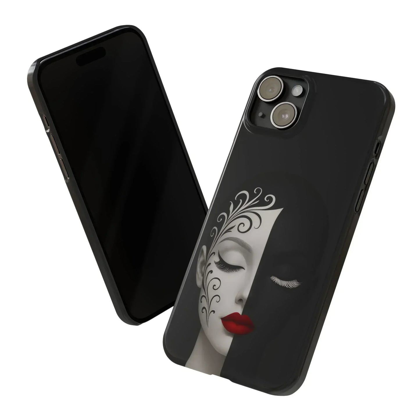 Artistic Head Design Phone Case for iPhone 7-16 Models - KarArmDesign