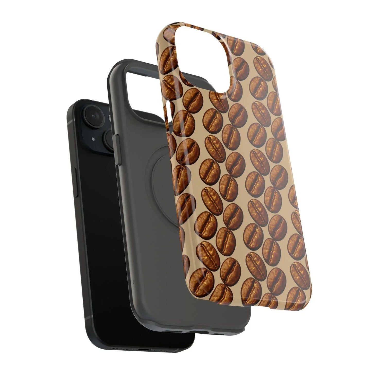 Coffee Pattern Phone Case for iPhone and Samsung Galaxy - KarArmDesign