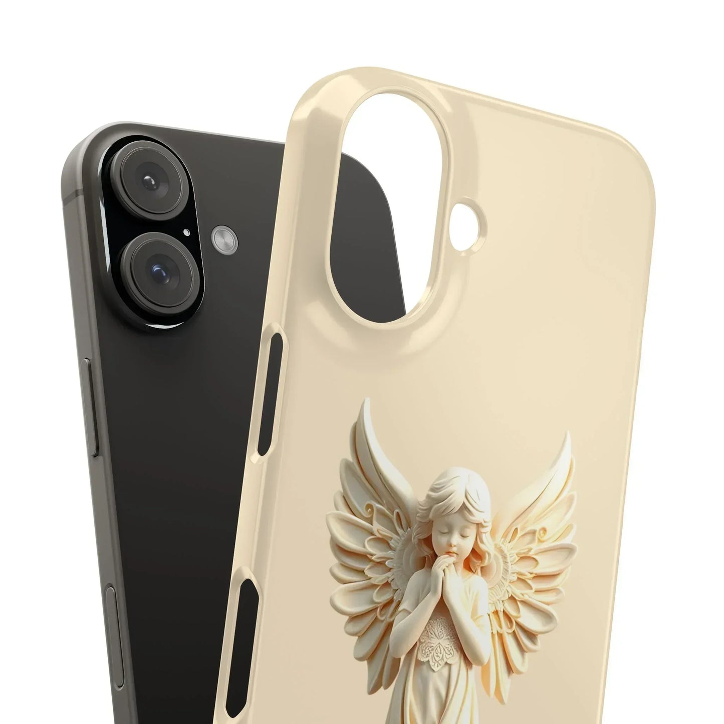 Heavenly Angel Phone Case for iPhone 7-16 and Samsung Galaxy S10-S24 Models - KarArmDesign