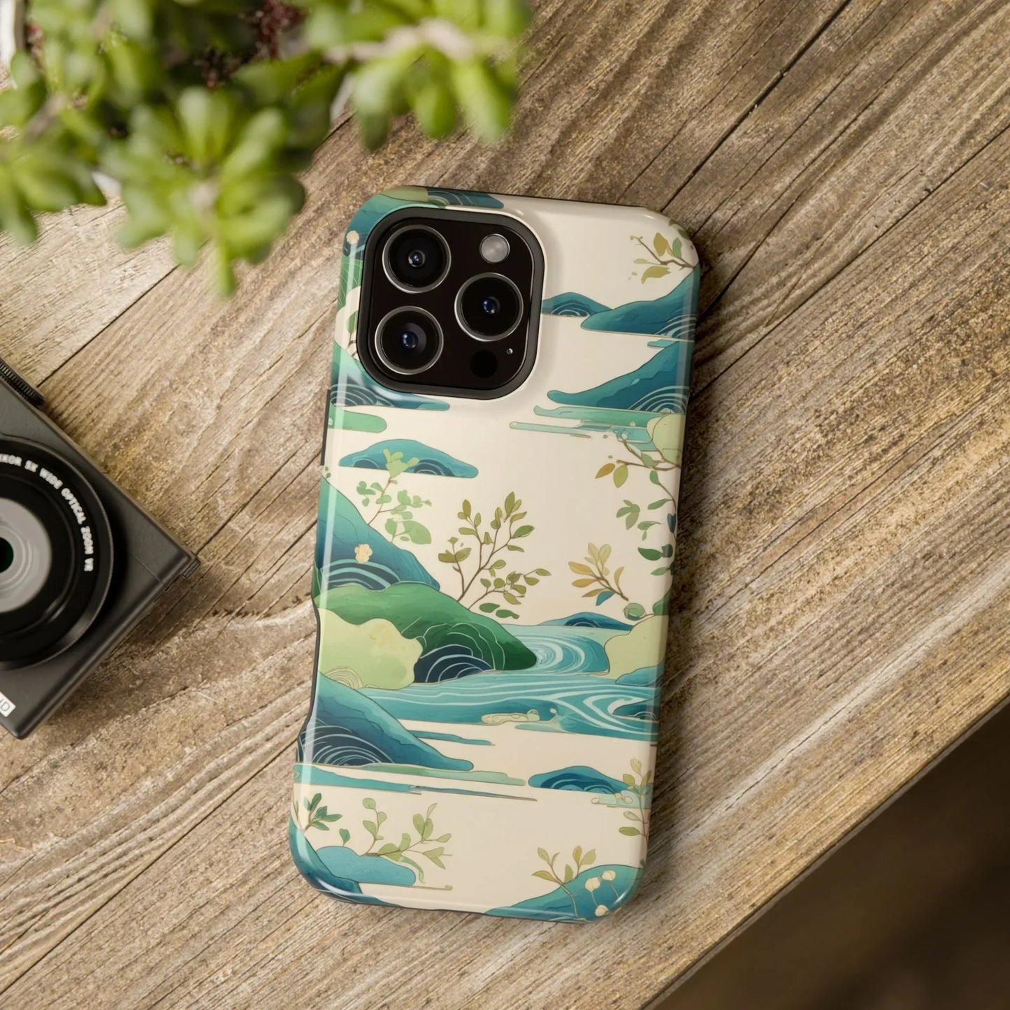 Nature Landscape Phone Case for iPhone 12-16 and Samsung Galaxy S21-S22 Models - KarArmDesign