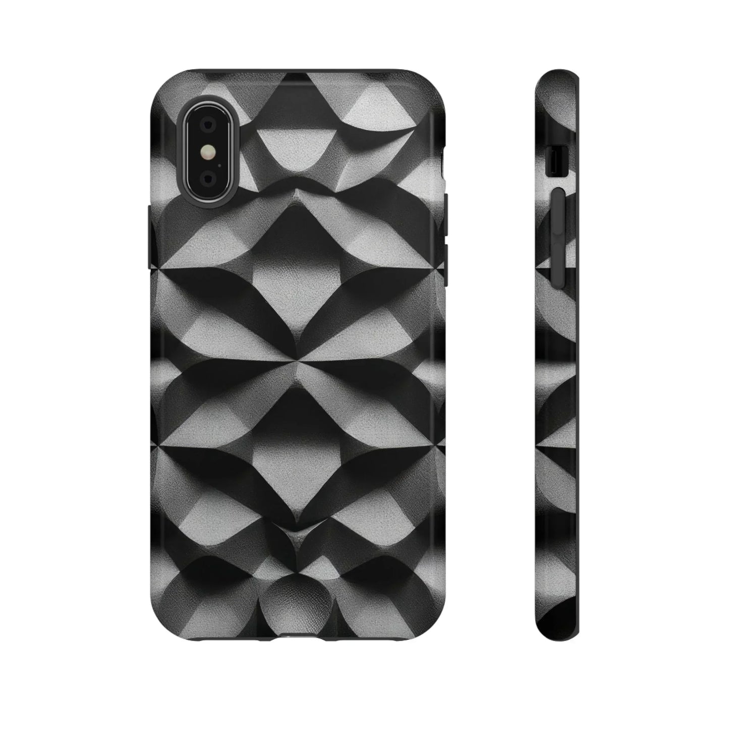 3D Geometric Phone Case for iPhone 8–16 Models - KarArmDesign
