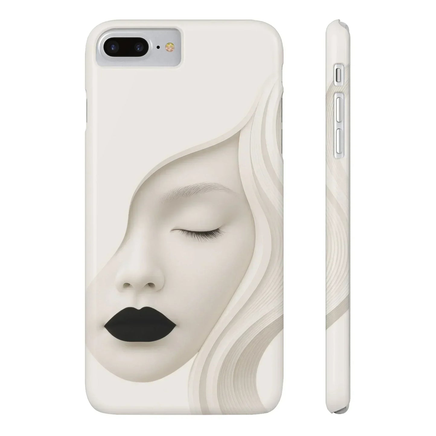 Minimalist Face Phone Case for iPhone 7-16 Models - KarArmDesign