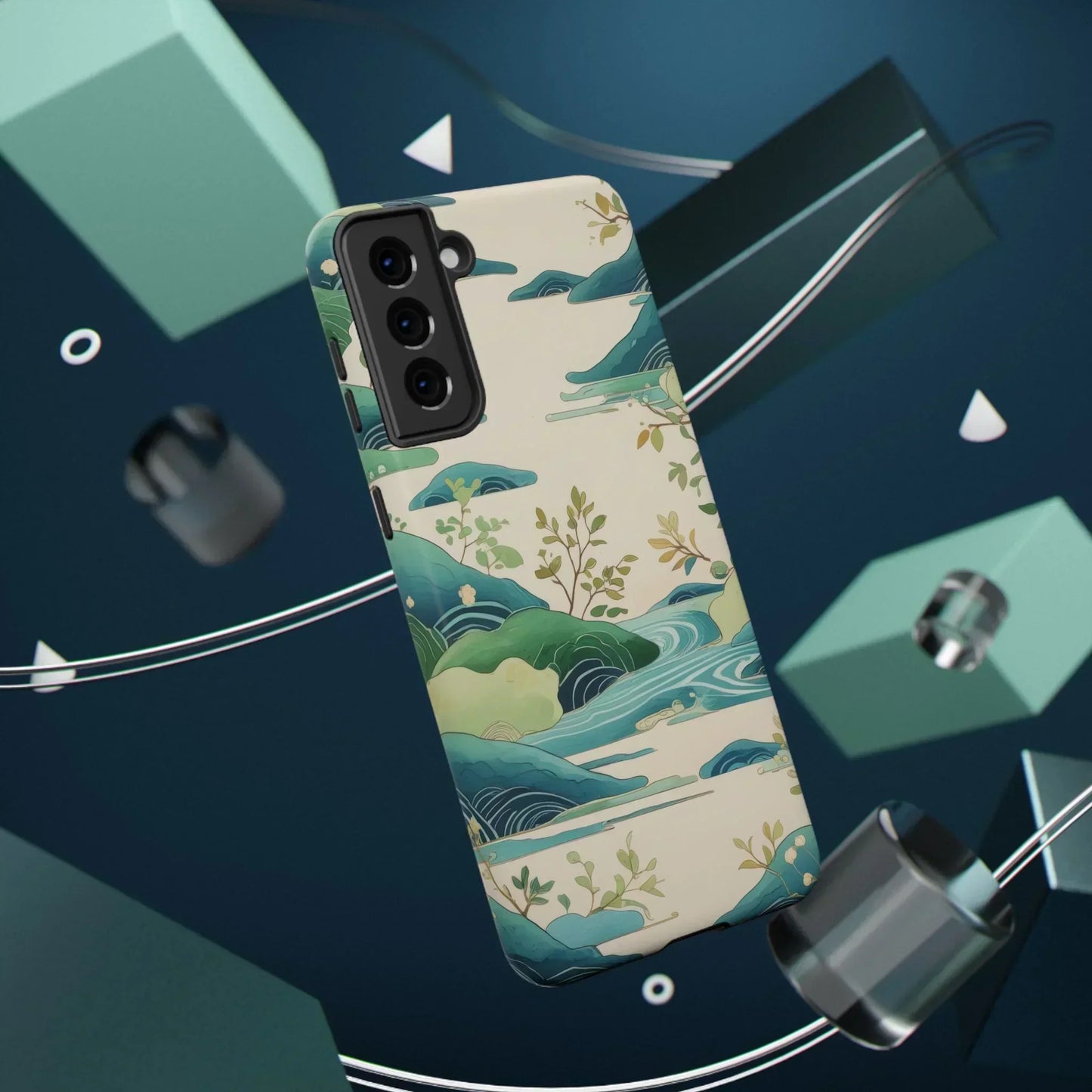 Nature Landscape Phone Case for iPhone 12-16 and Samsung Galaxy S21-S22 Models - KarArmDesign