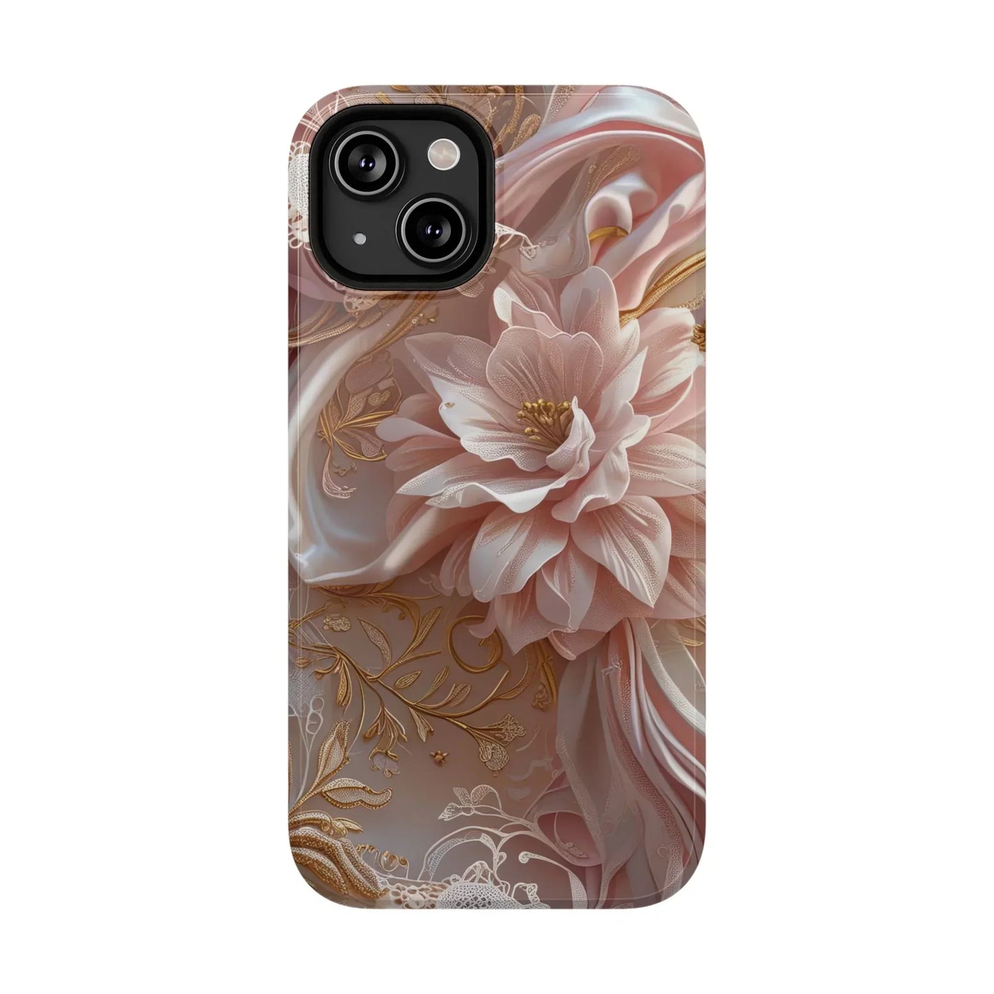 Elegant Floral Impact-Resistant Phone Case for iPhone 12-16 and Samsung Galaxy S21-S22 Models - KarArmDesign