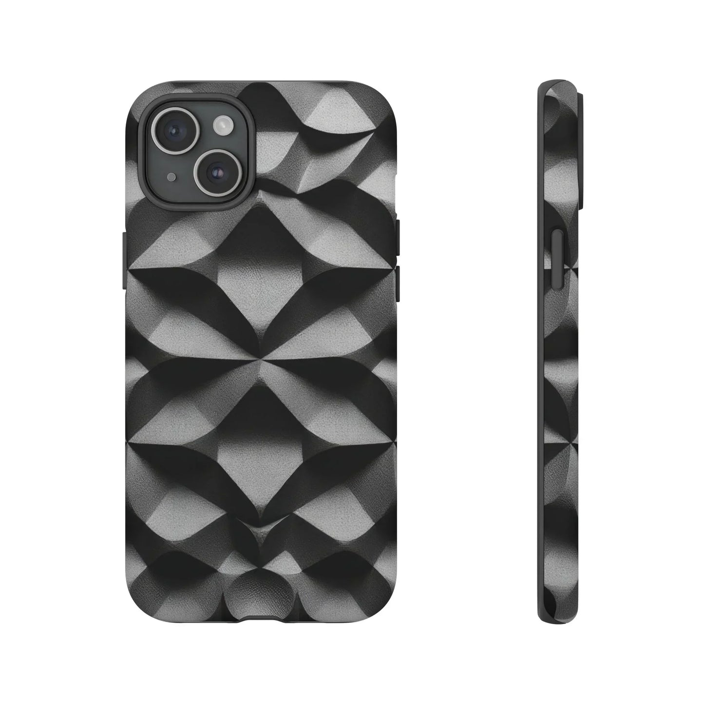 3D Geometric Phone Case for iPhone 8–16 Models - KarArmDesign
