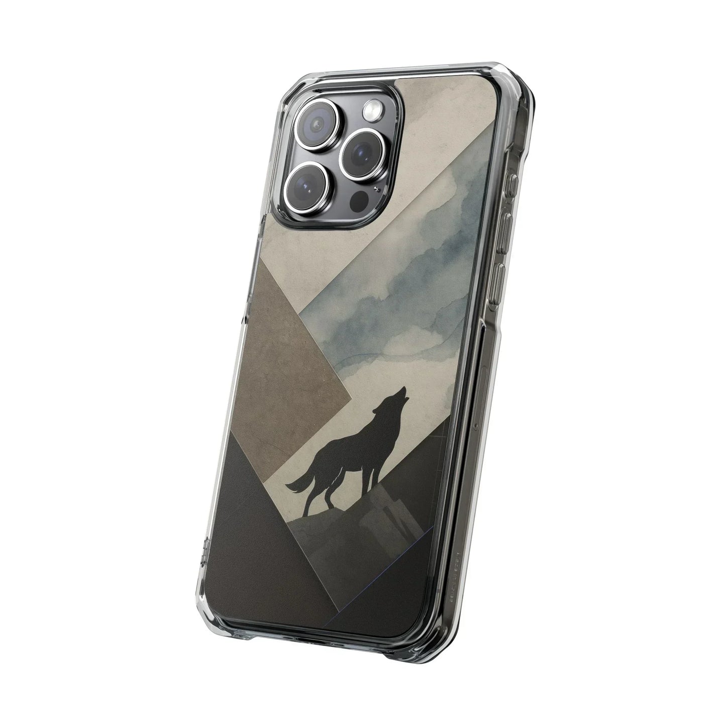 Wolf Silhouette Phone Case for iPhone 14-16 Models - KarArmDesign