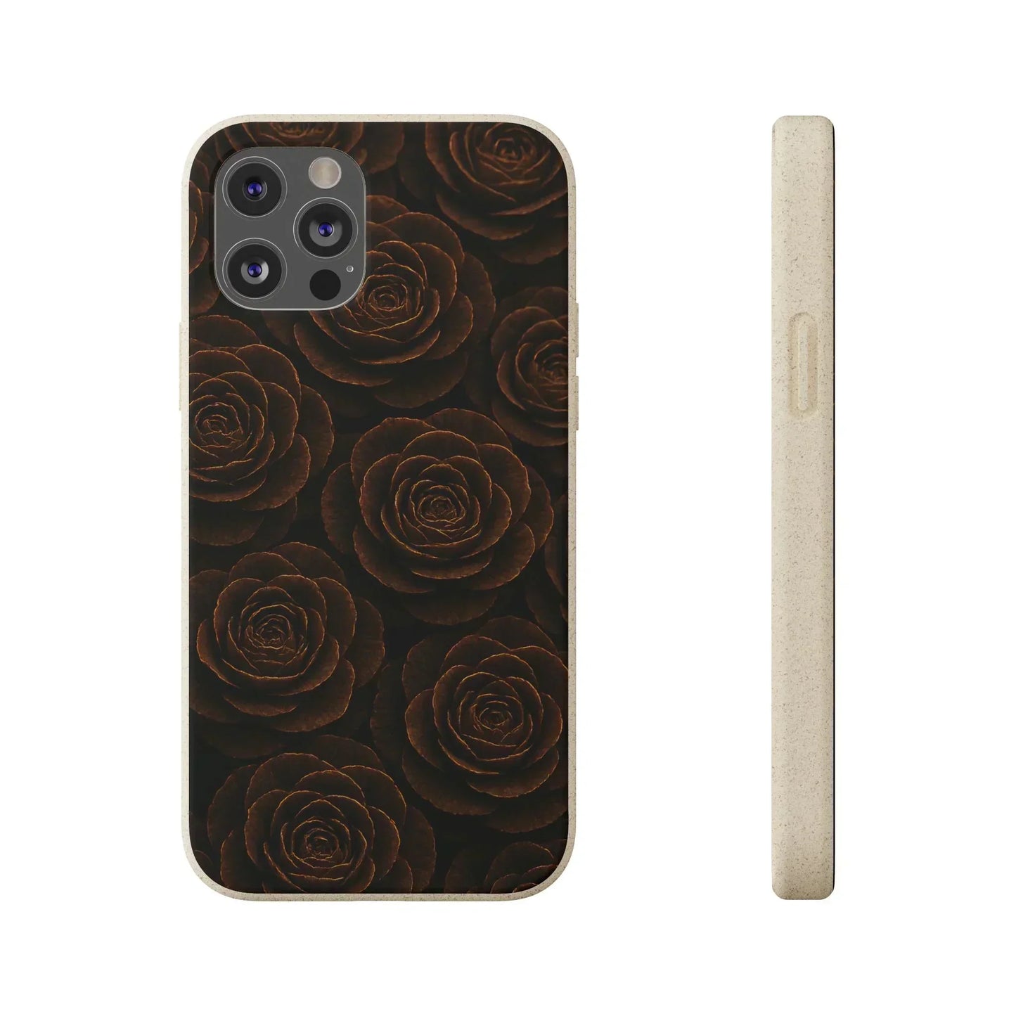 Wooden Roses Phone Case for iPhone 11-16 and Samsung Galaxy S20-S22 Models - KarArmDesign